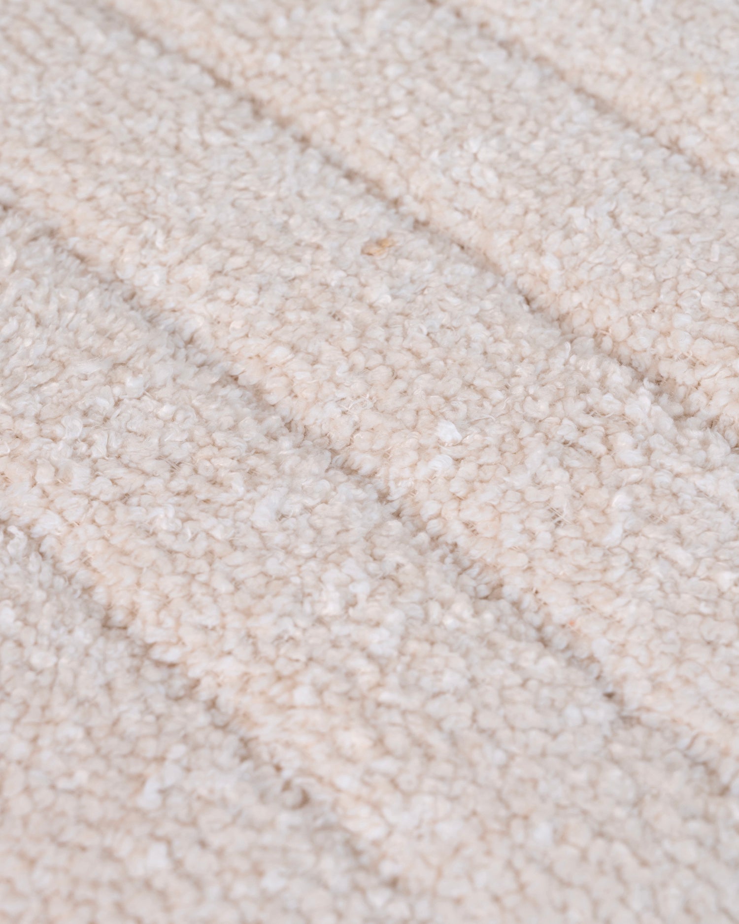 Pouf in lino trapuntato Lyne
