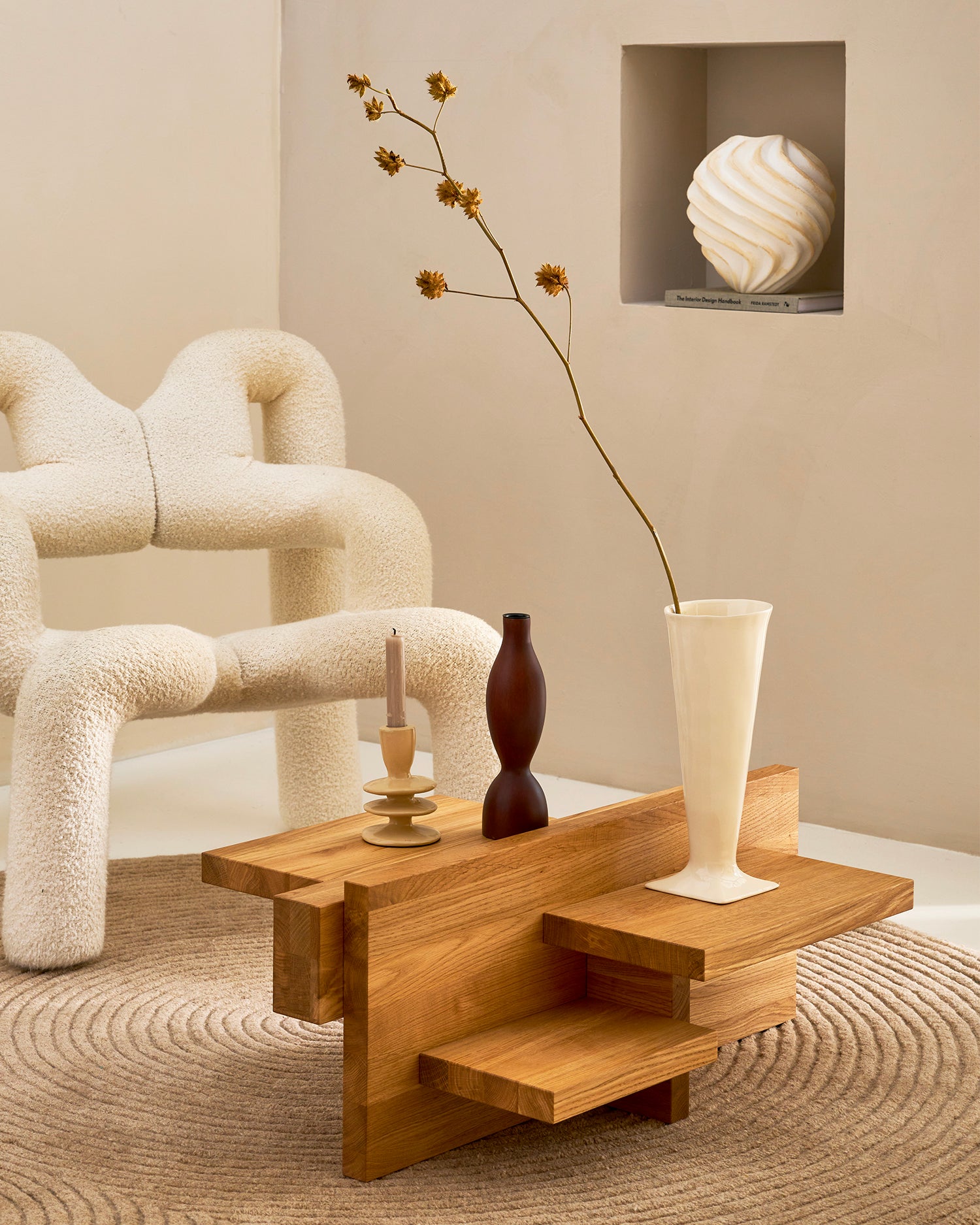 Vaso in ceramica Ribbed