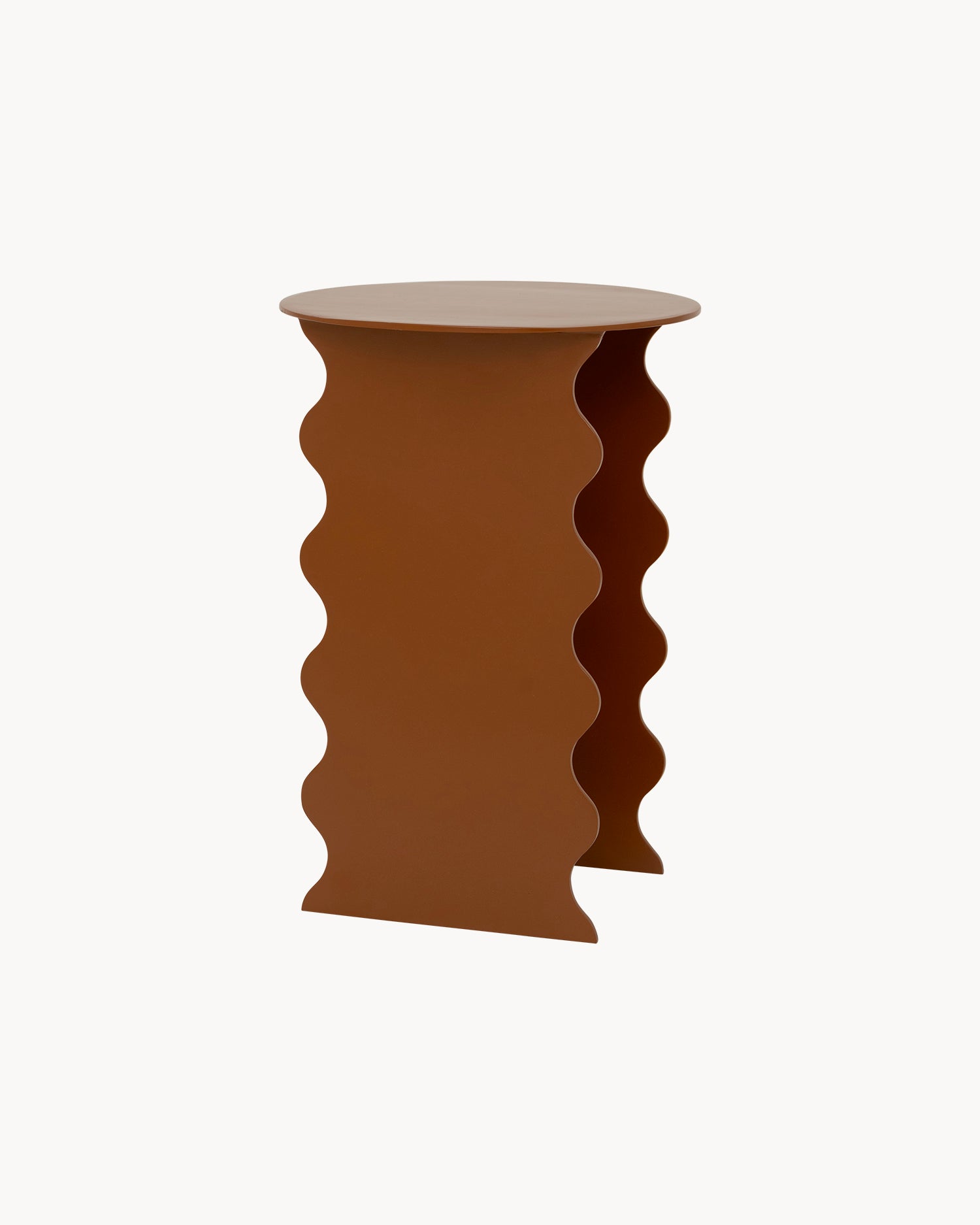 Tavolino in metallo Wavy