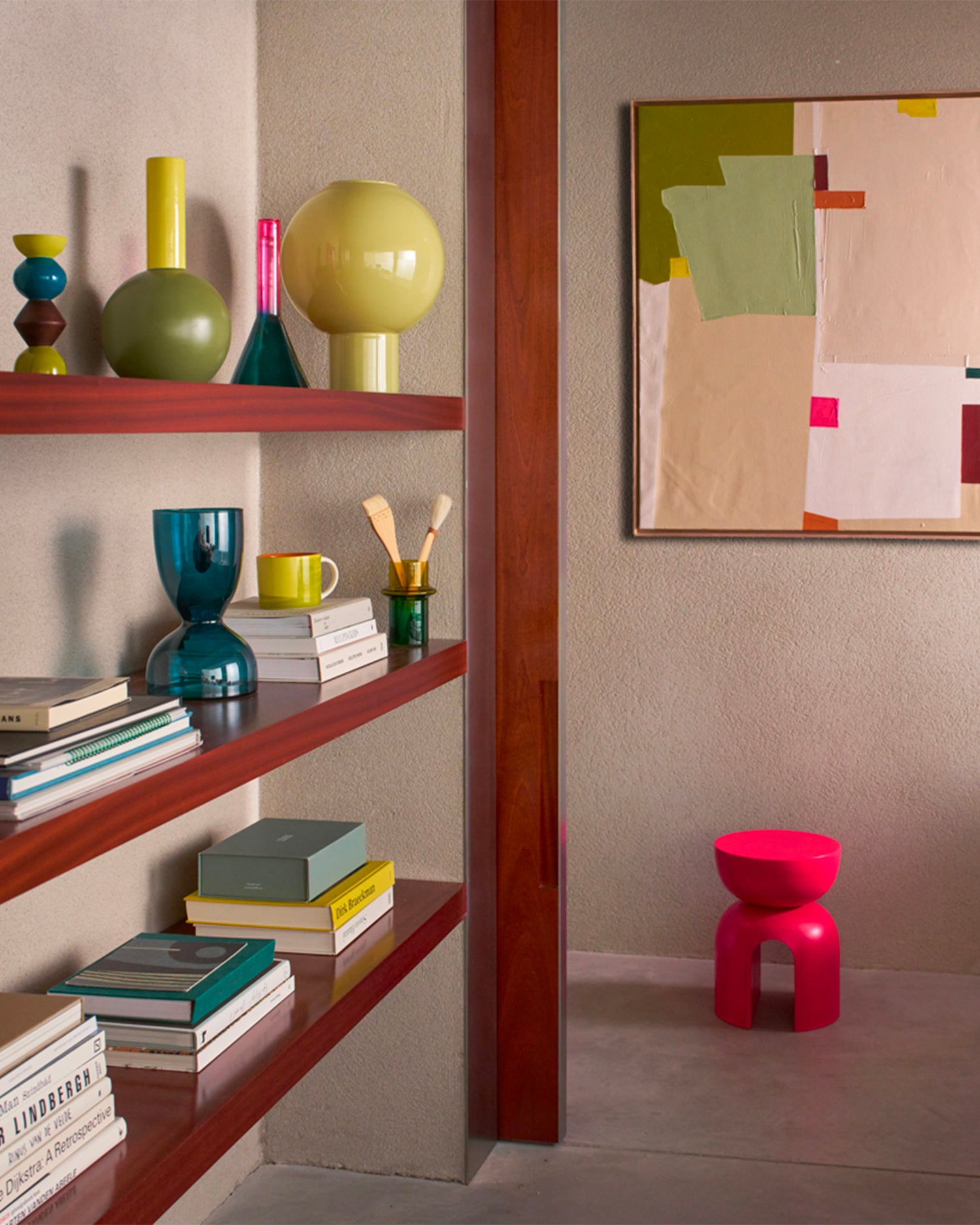Vaso a clessidra in vetro riciclato Ebbe