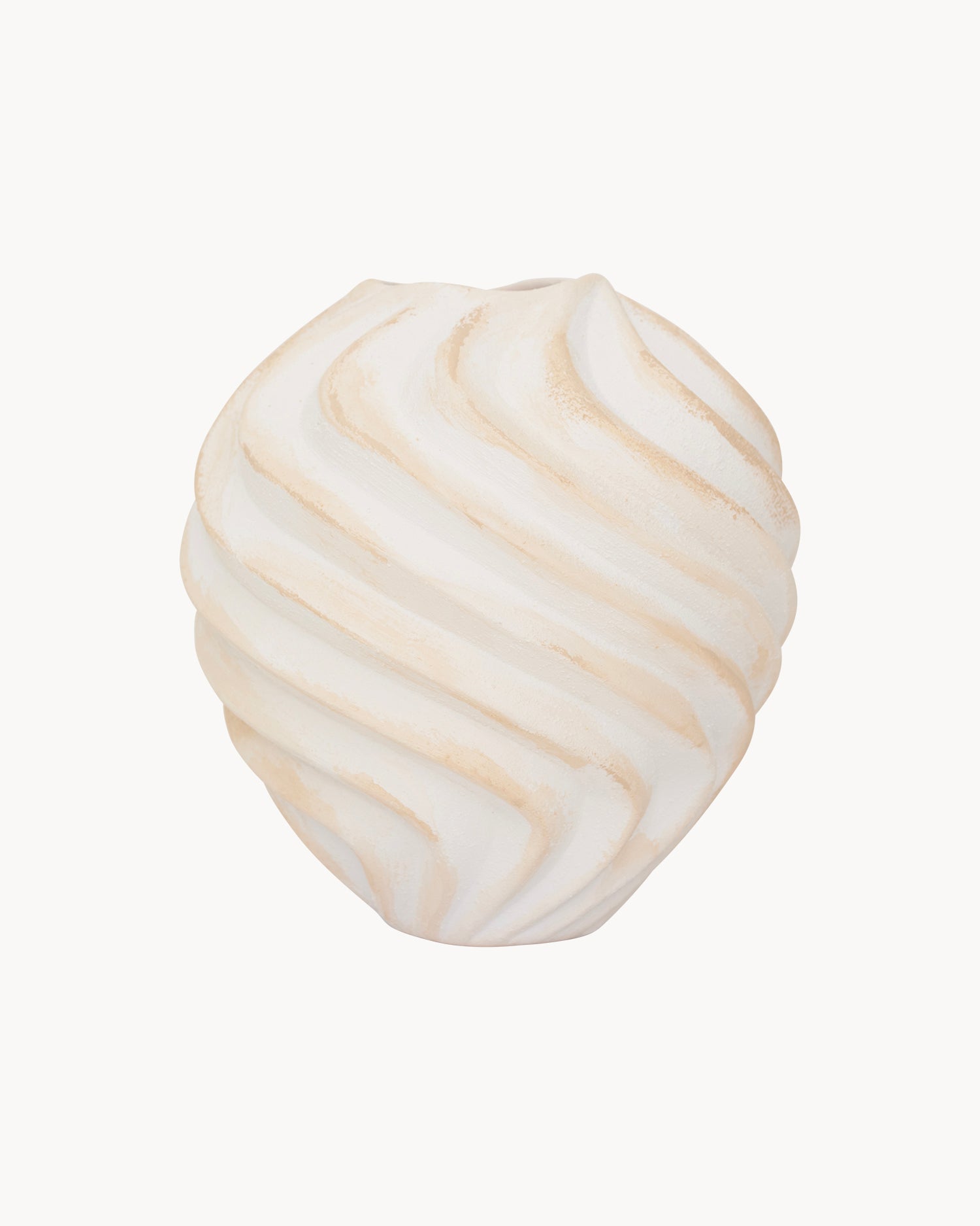 Vaso in ceramica Ribbed