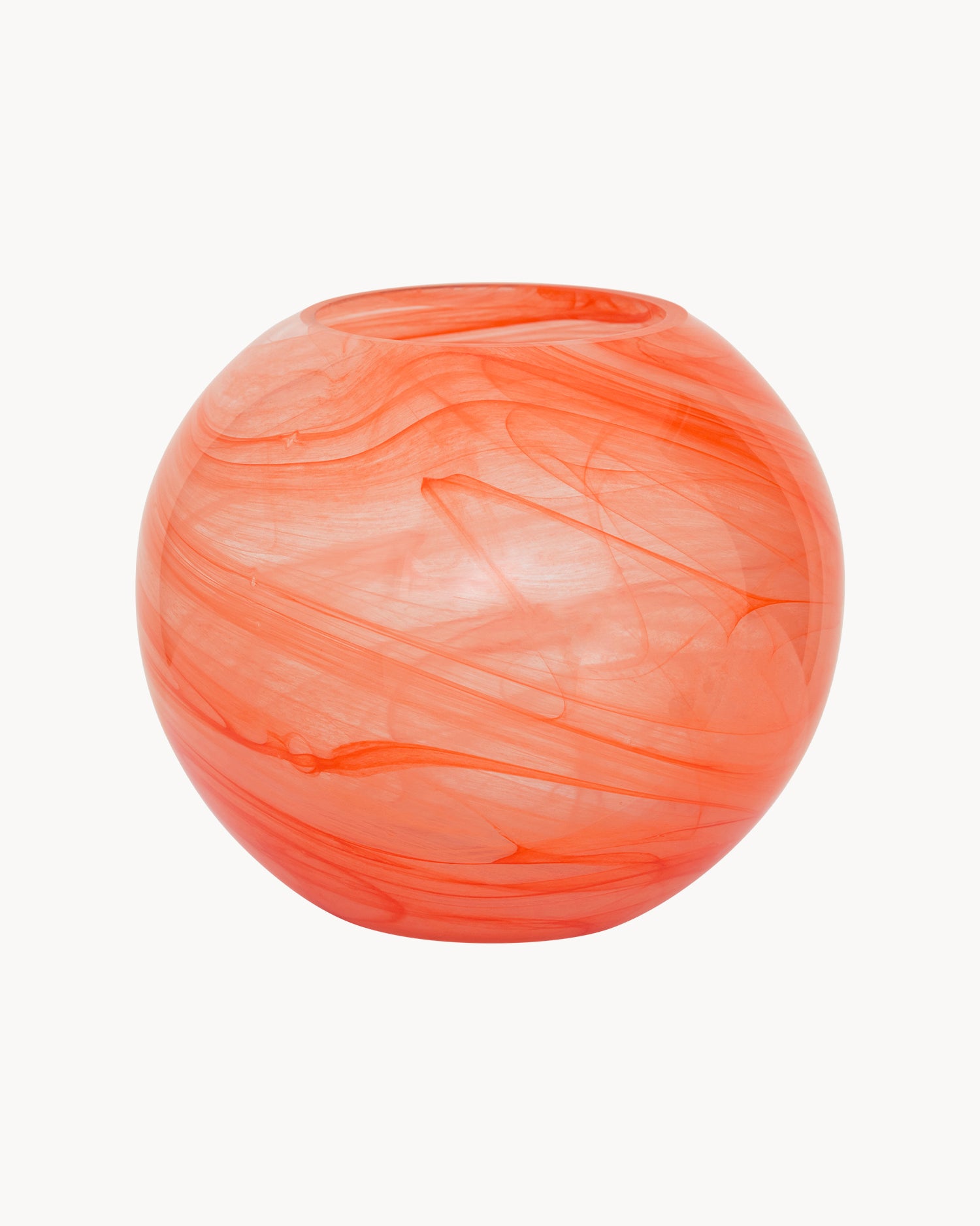 Vaso in vetro con effetto marmorizzato Noin