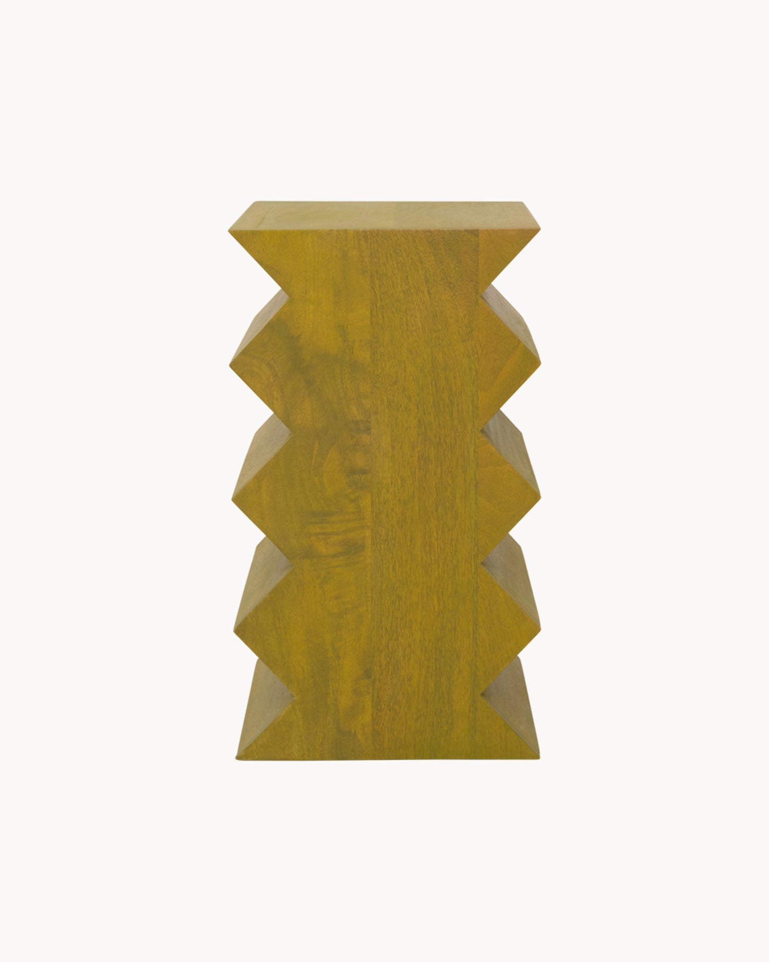 Tavolino di design in legno di mango Seba
