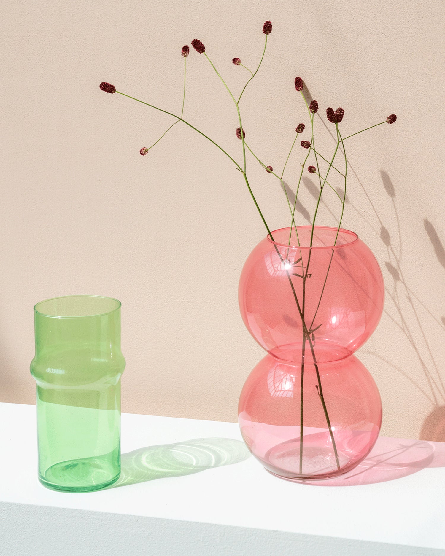 Vaso in vetro riciclato Bulb