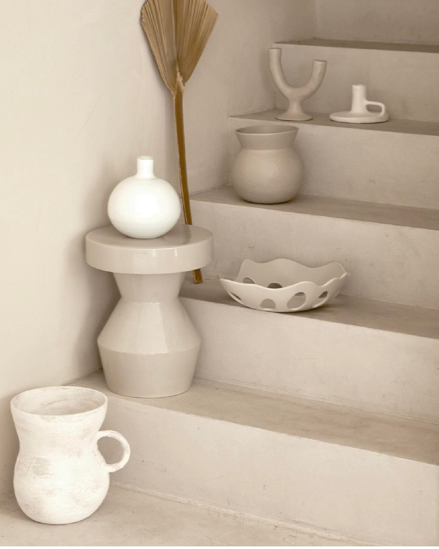 Tavolino in ceramica Sculptural