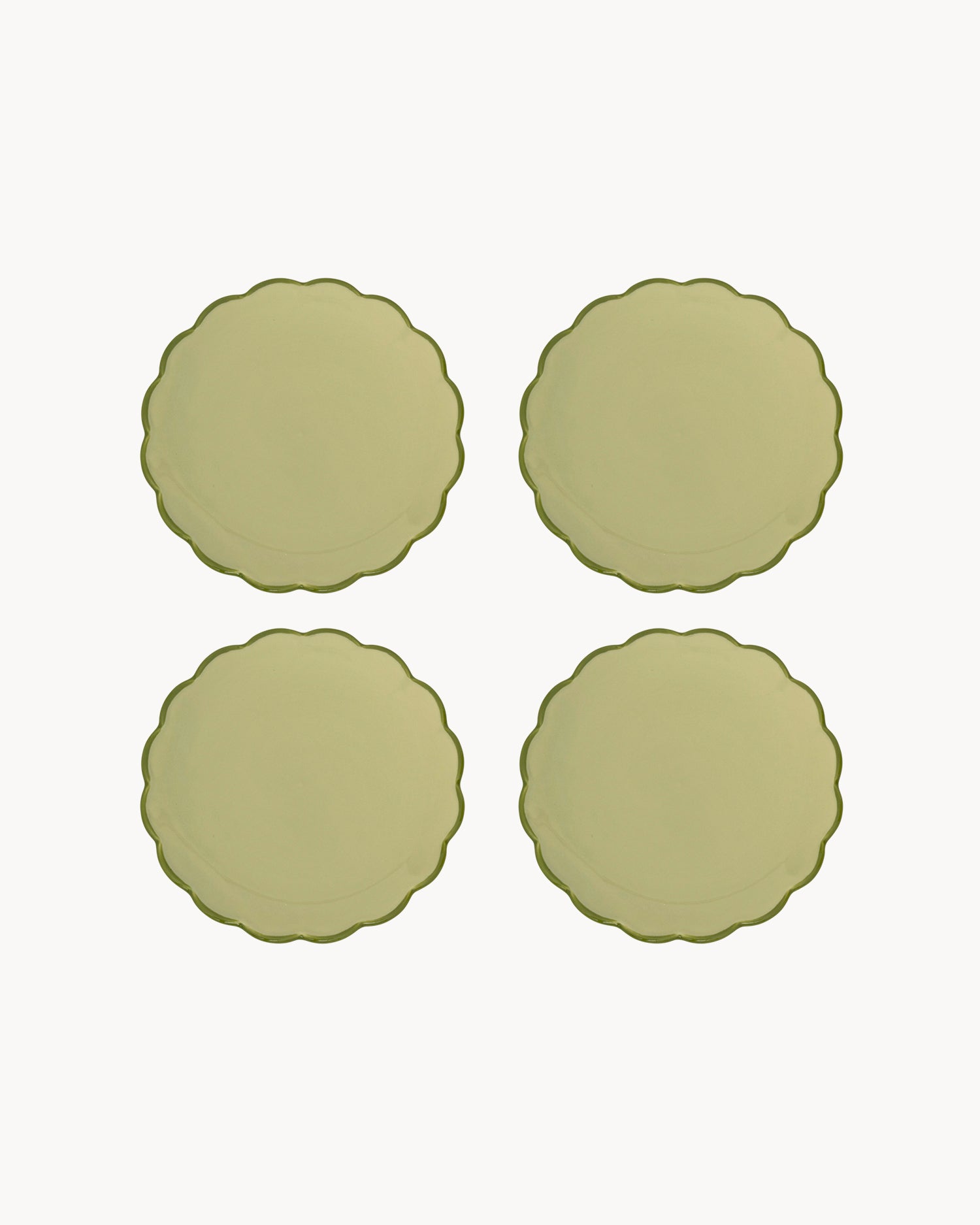 Set 4 piatti da dessert Good Morning Sculpted
