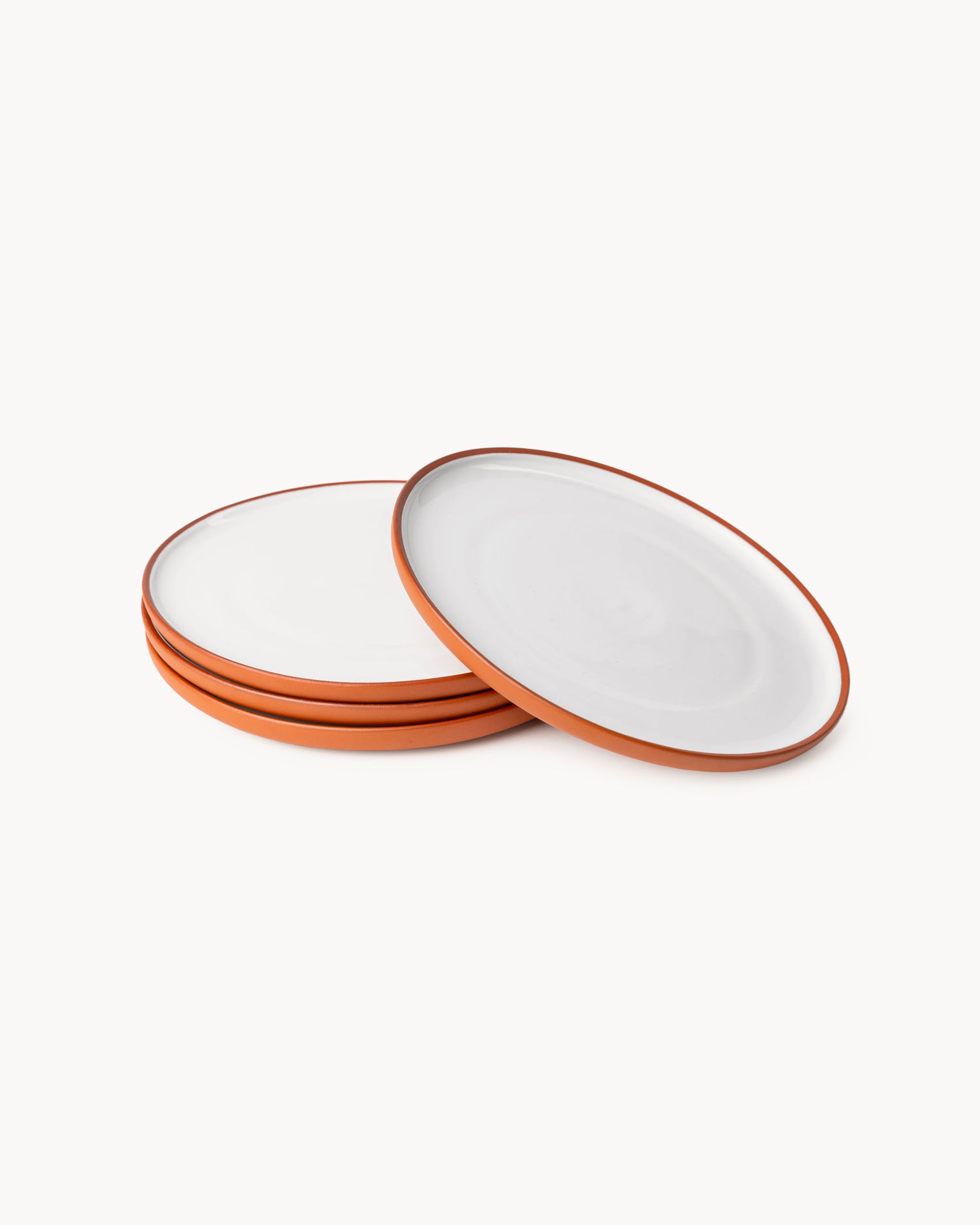 Set 4 piatti da dessert in terracotta Earth