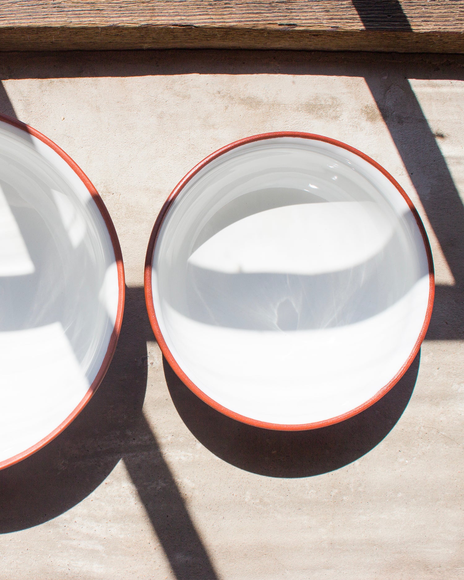 Set 3 bowl in terracotta Earth