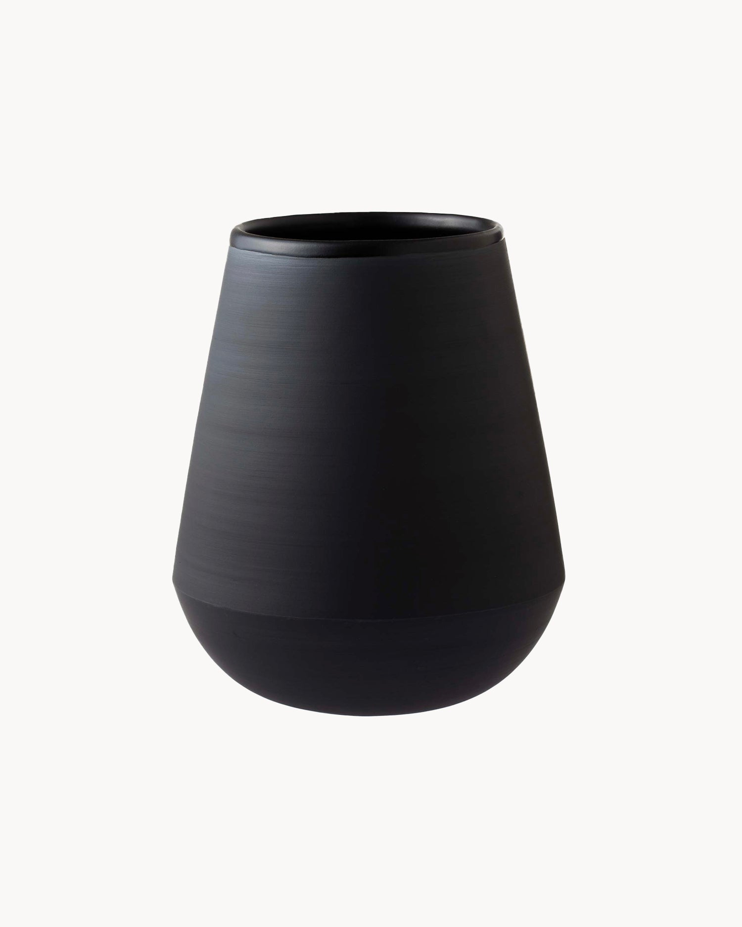 Vaso in terracotta nera Eclipse
