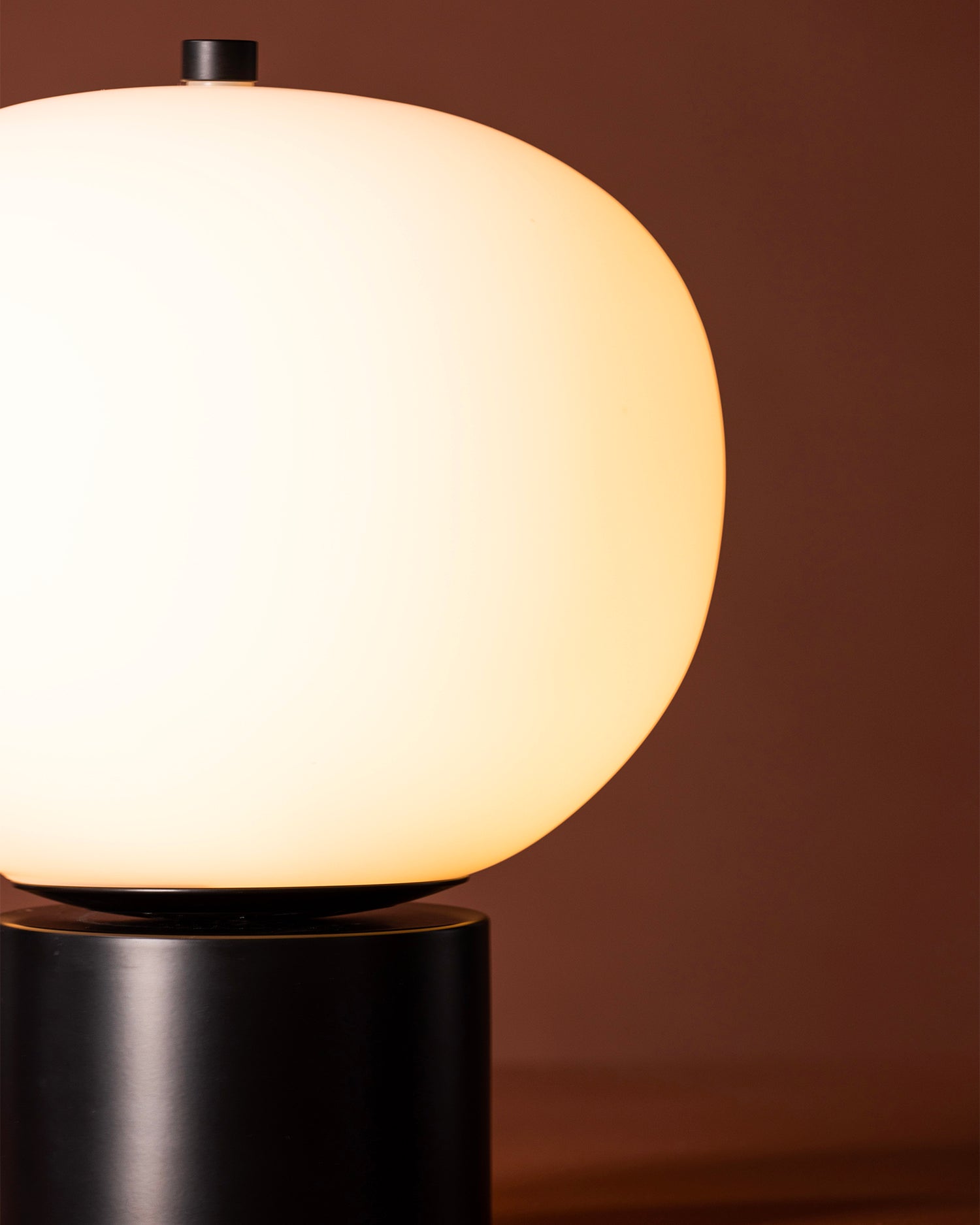 Lampada da tavolo in vetro e metallo Cholet
