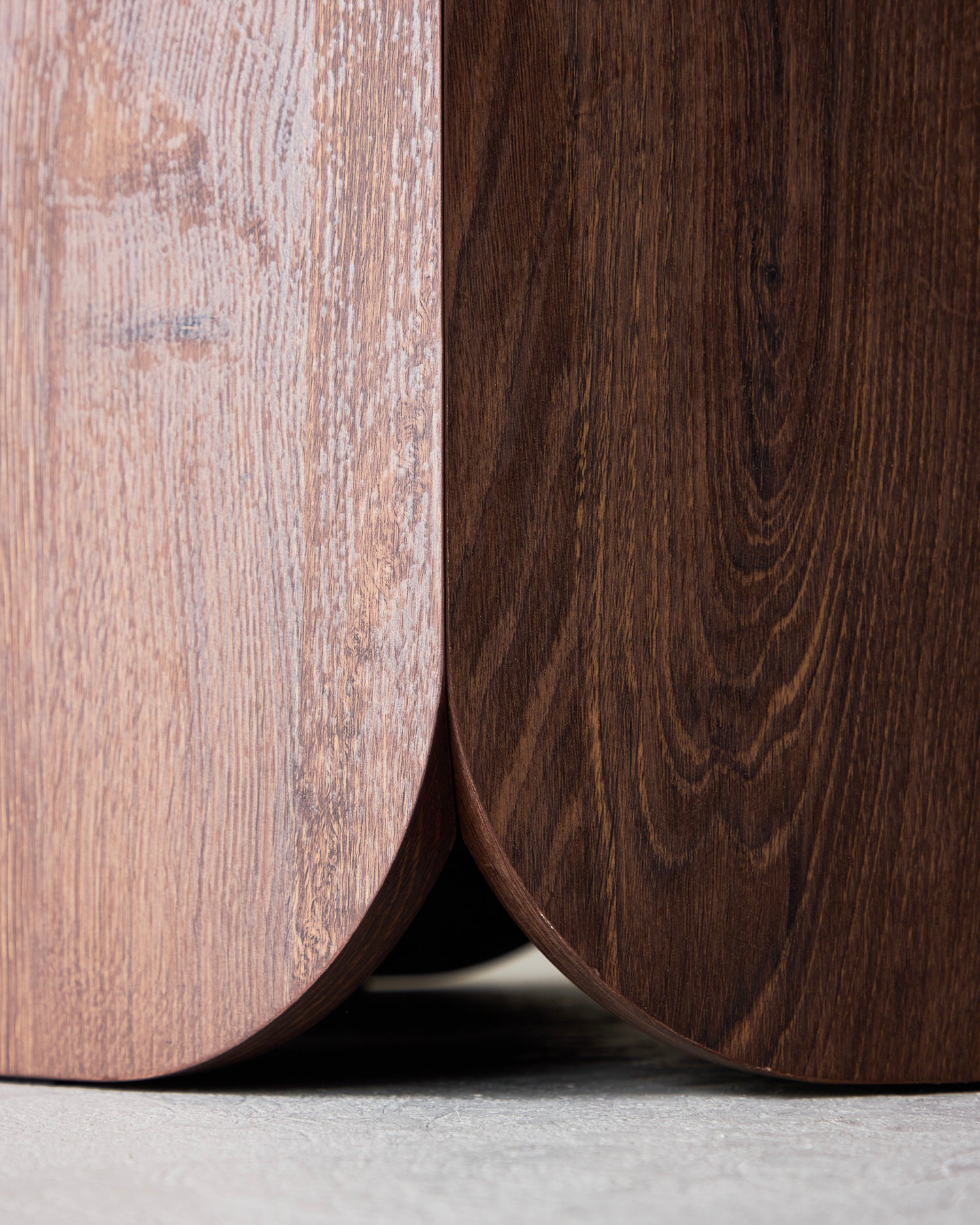 Tavolino rotondo da salotto in legno Tekla