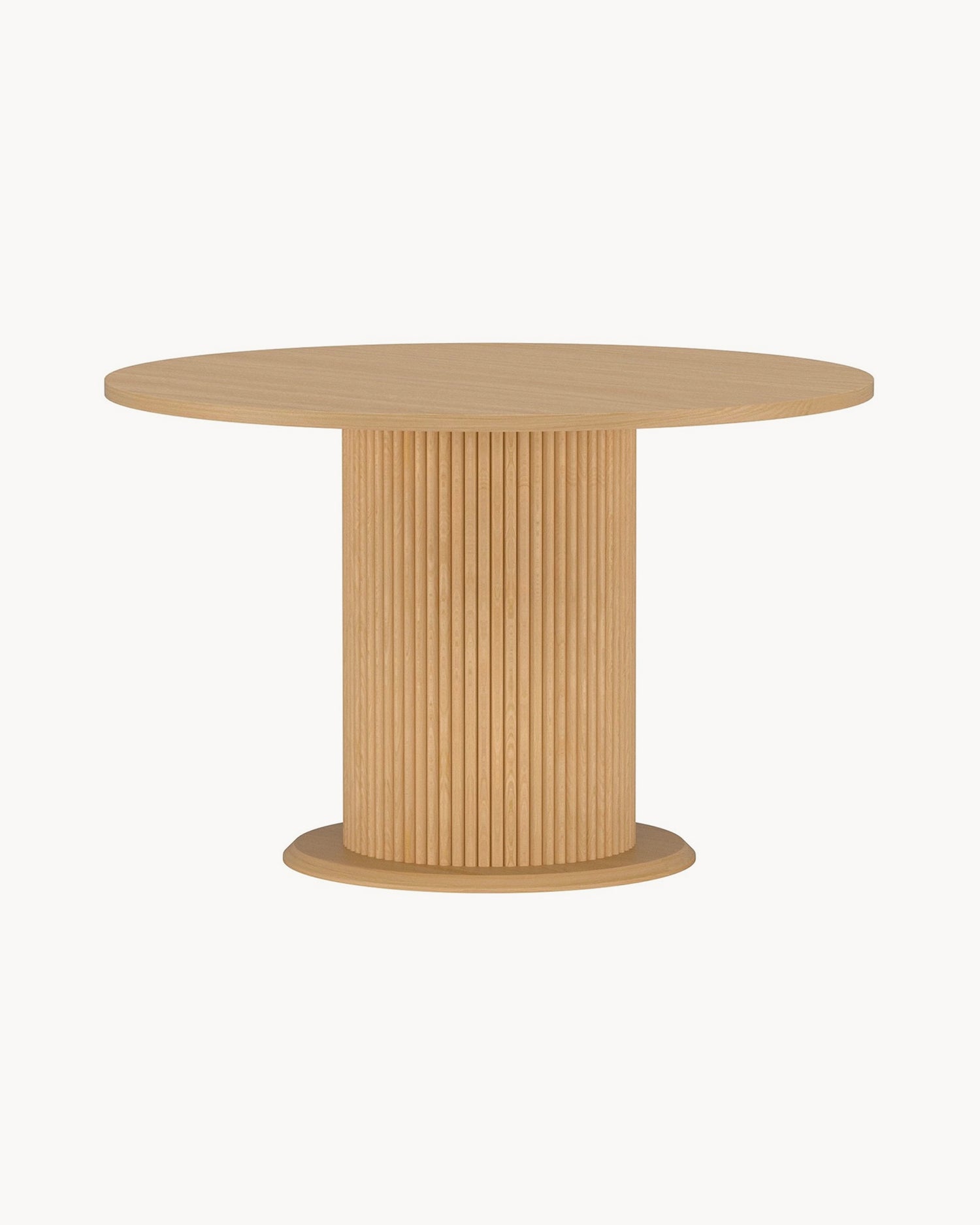 Tavolo da pranzo rotondo in legno Reko