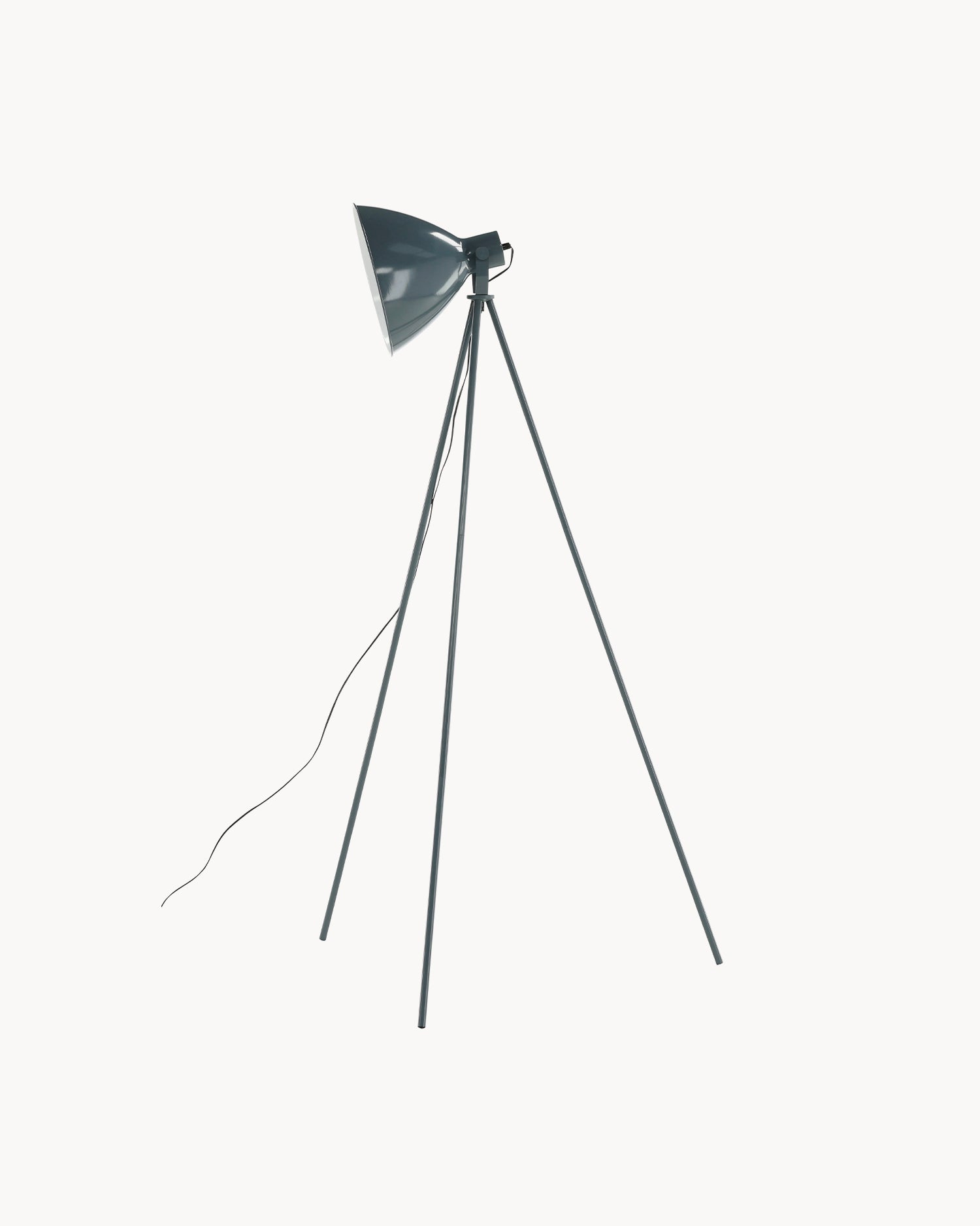 Lampada da terra in metallo Tiv
