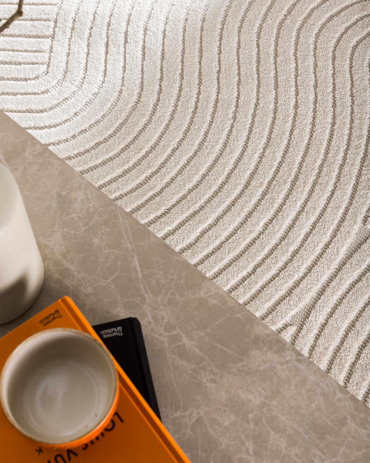 Tappeto rettangolare moderno Vince