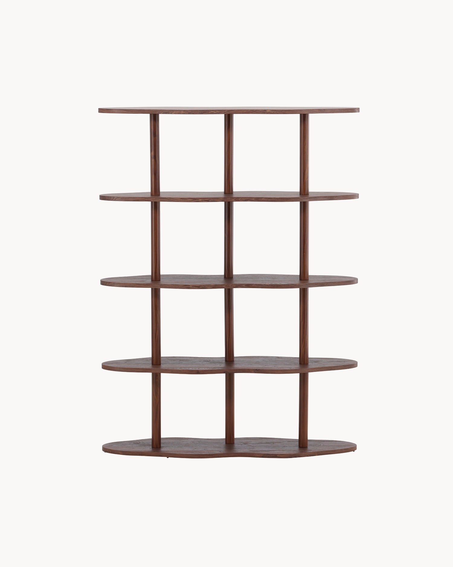 Scaffale alto in legno scuro Moln