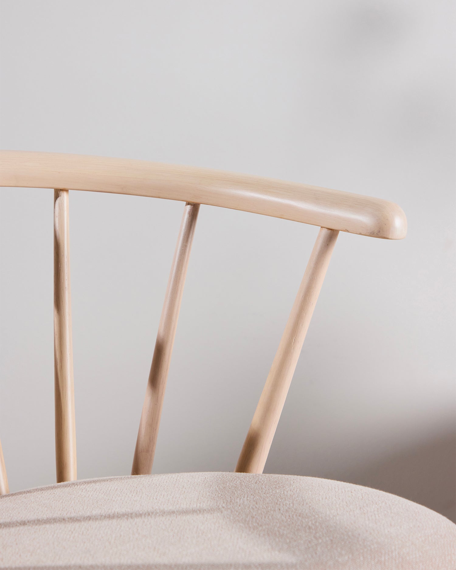 Set 2 sedie da pranzo in legno con cuscino Bobby