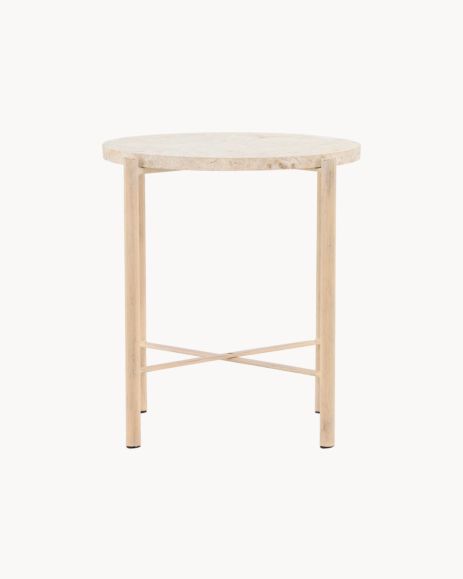 Tavolino rotondo in pietra Sandhamn