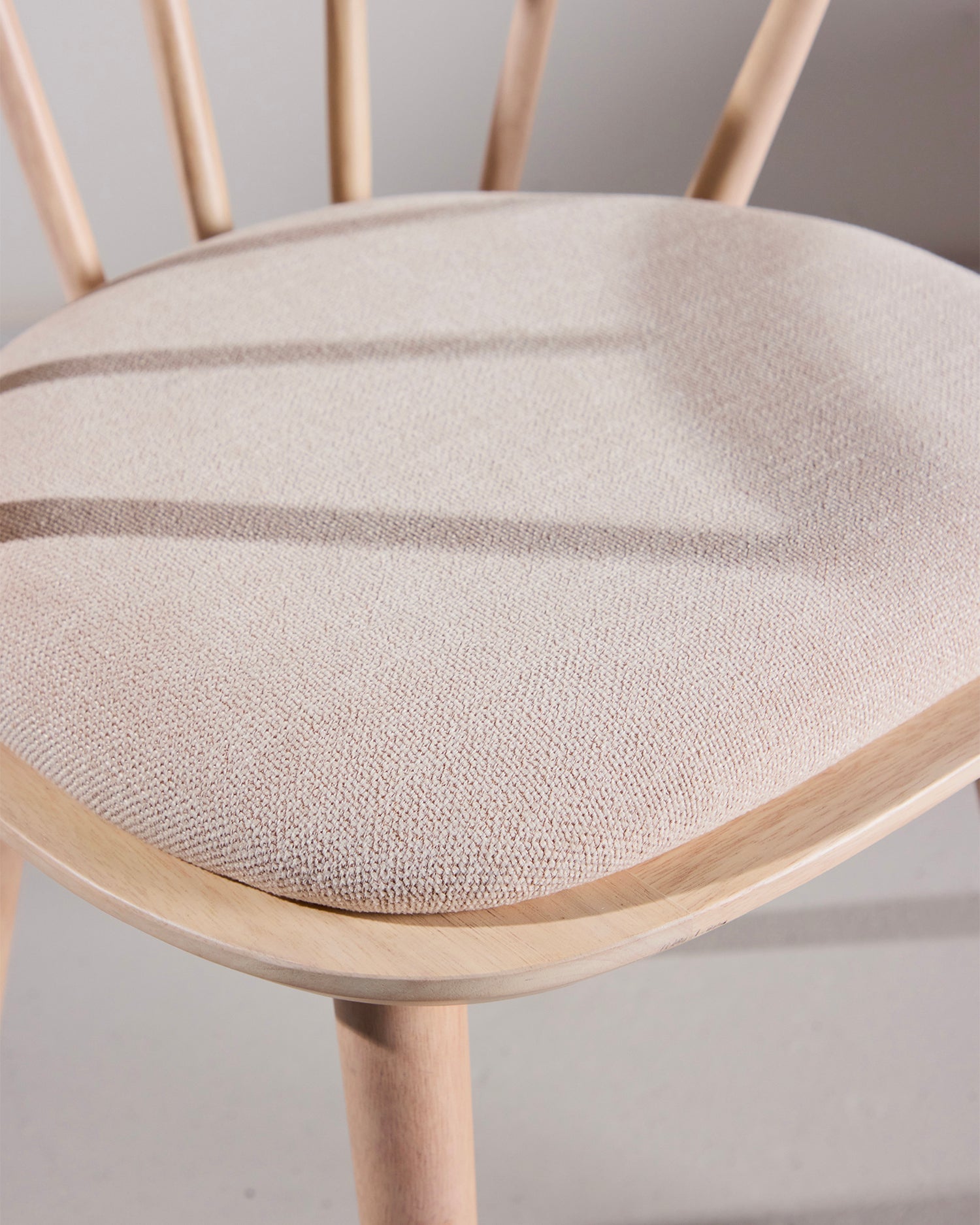 Set 2 sedie da pranzo in legno con cuscino Bobby