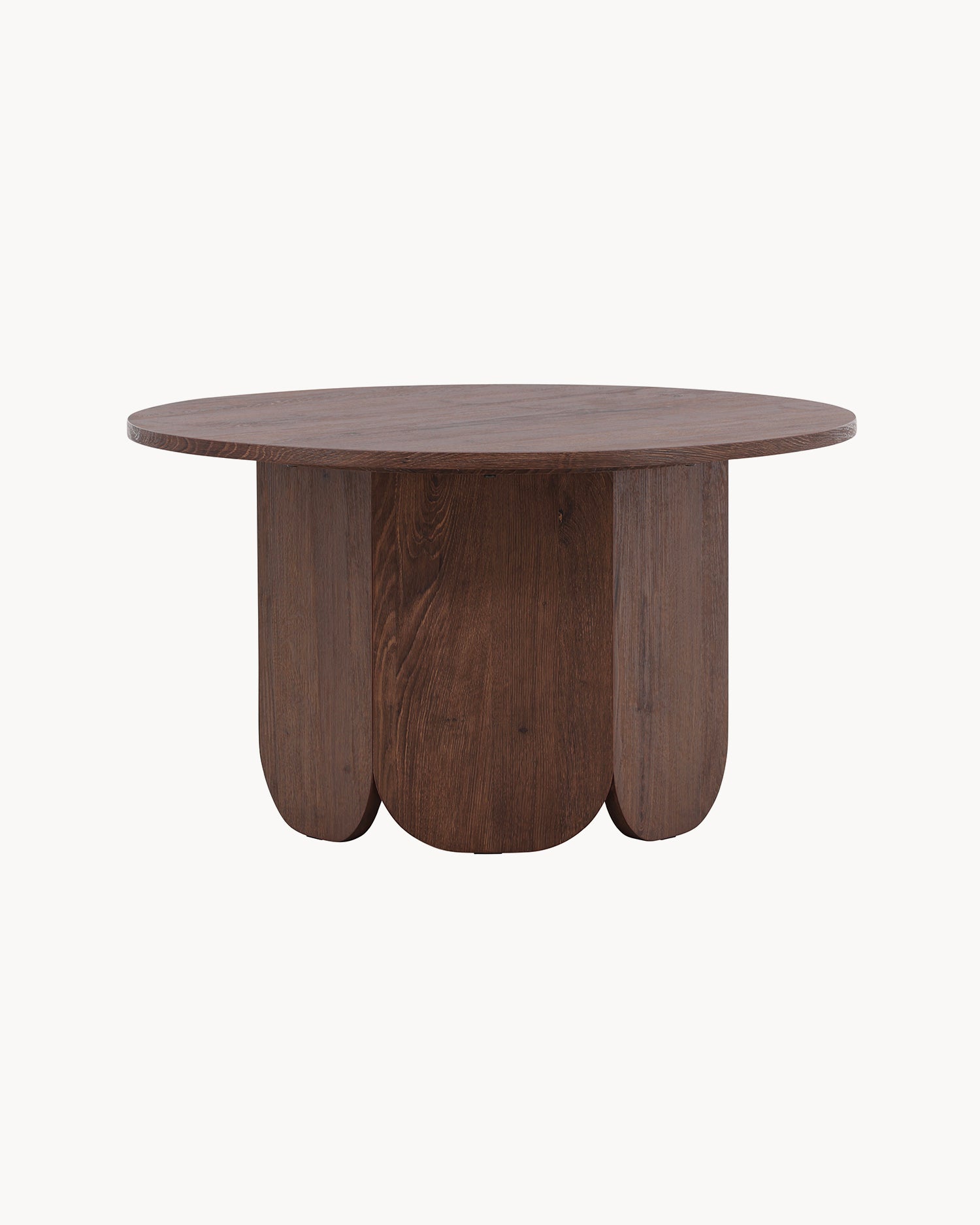 Tavolino rotondo da salotto in legno Tekla