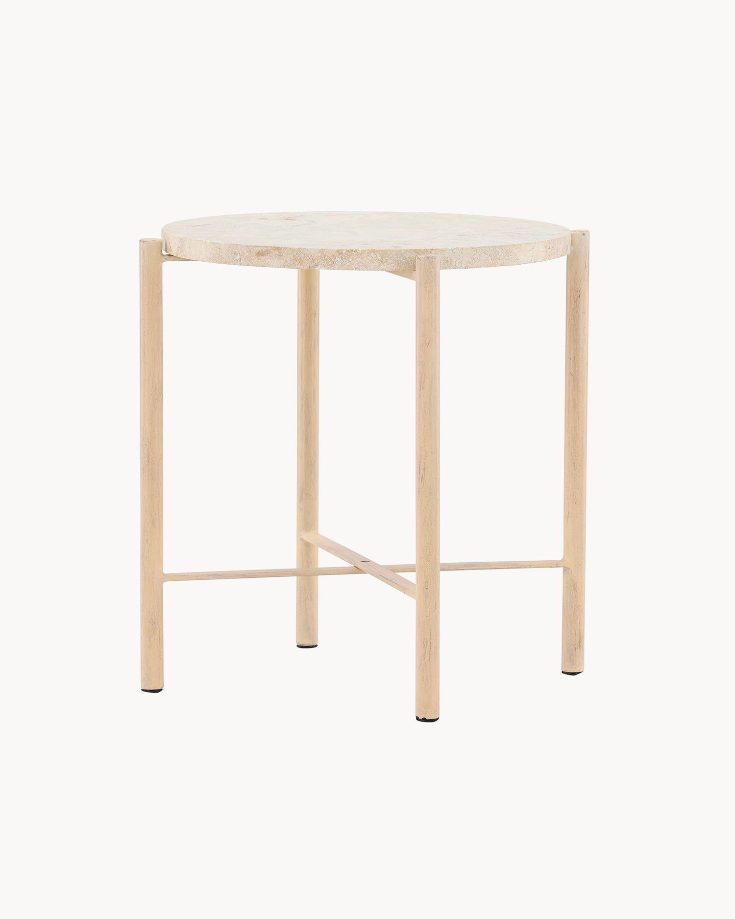 Tavolino rotondo in pietra Sandhamn