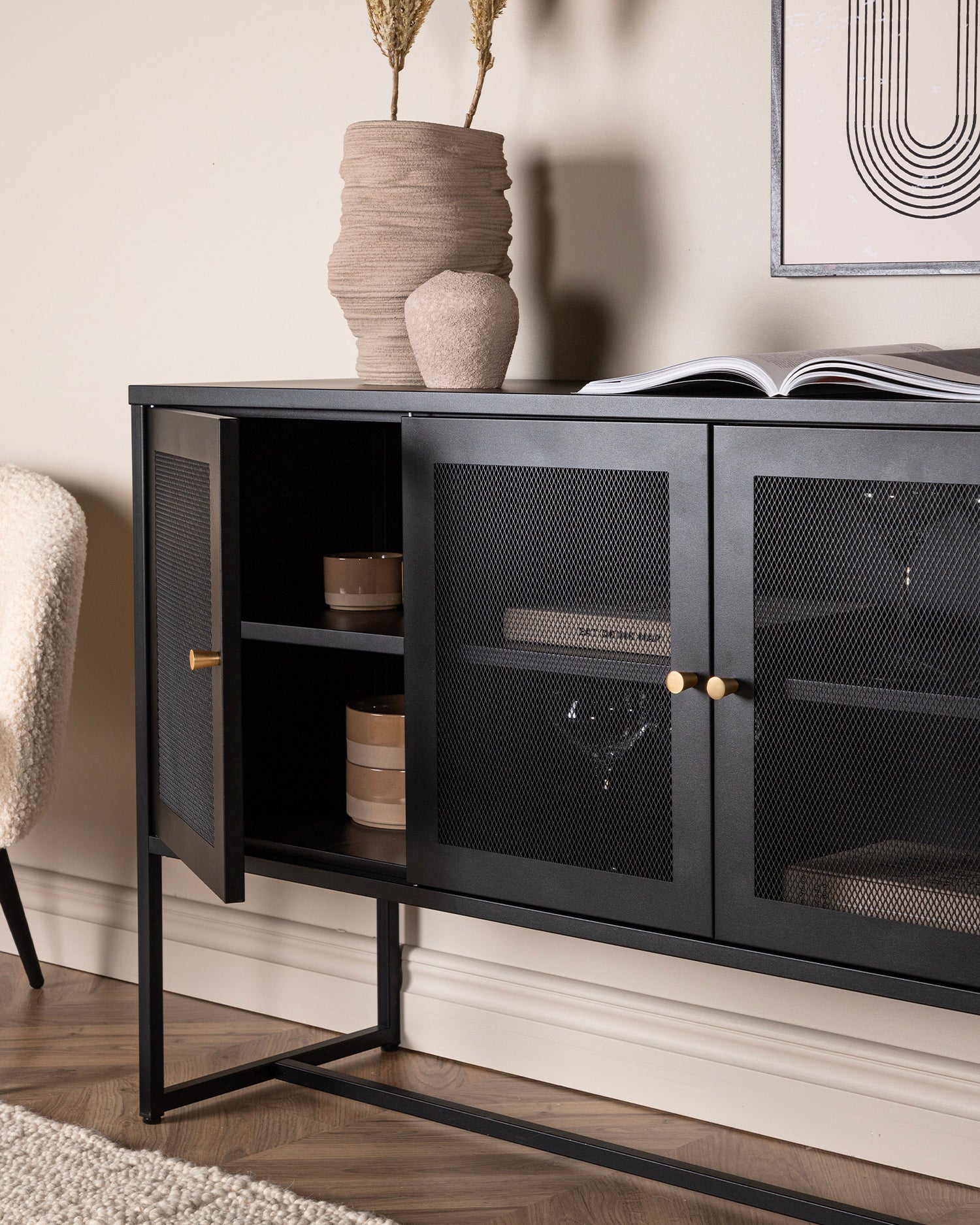 Credenza in metallo Malla