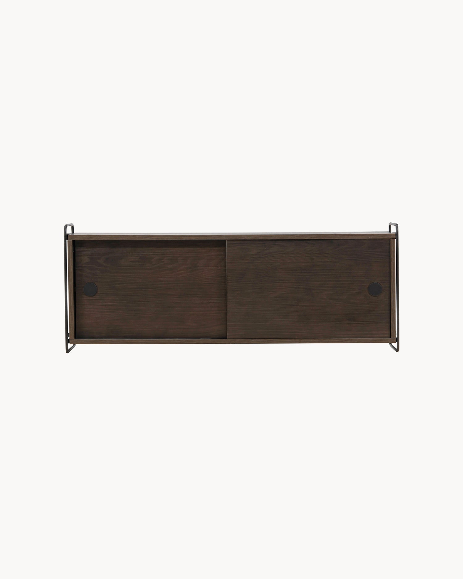 Credenza da parete in legno e acciaio Paris