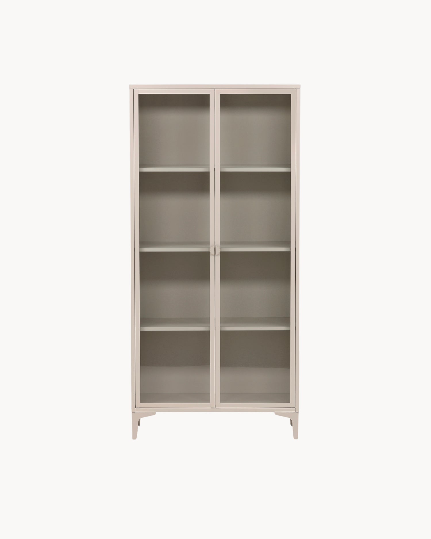 Vetrina in acciaio e vetro Piring