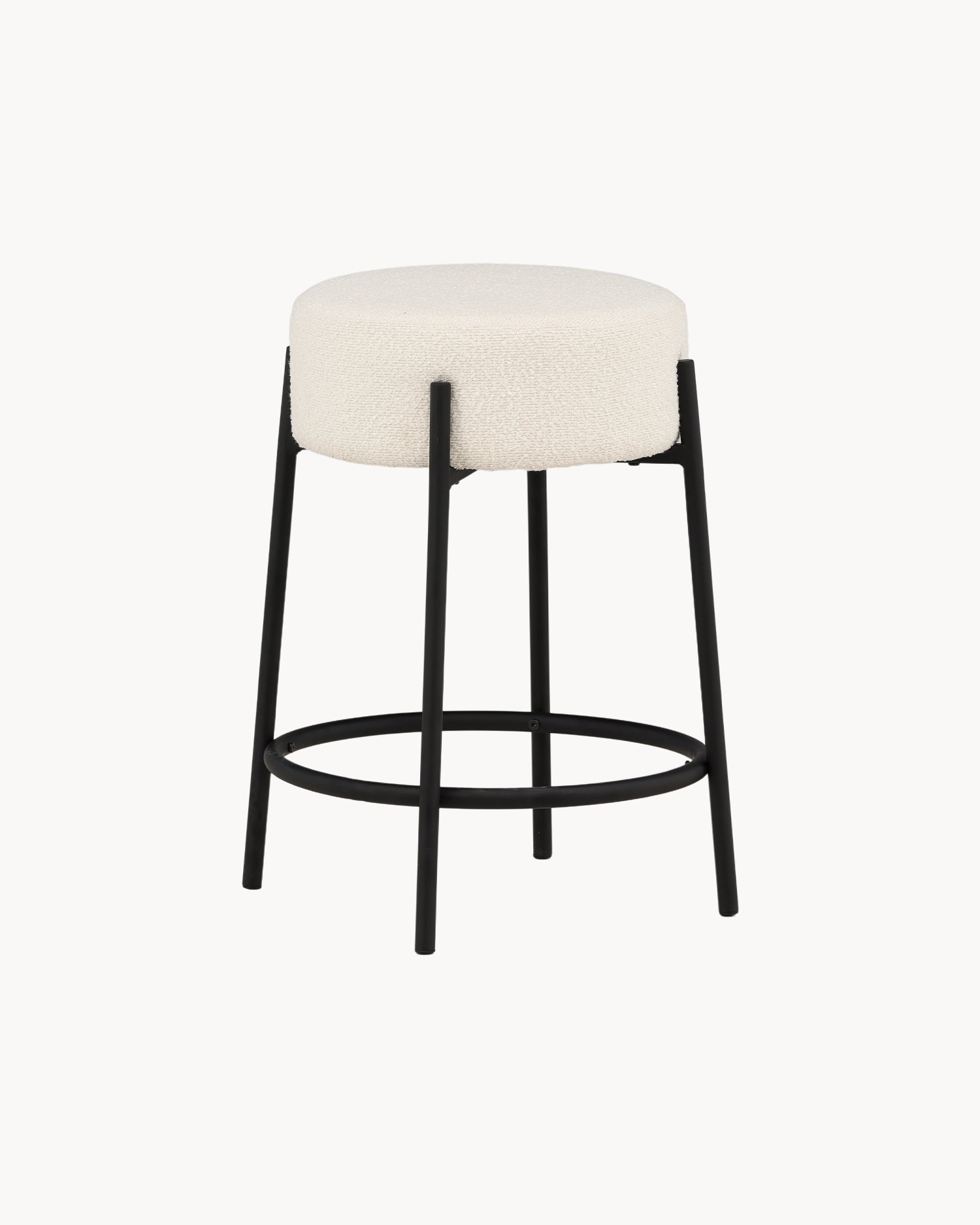 Set 2 sgabelli da cucina in bouclé Tucson