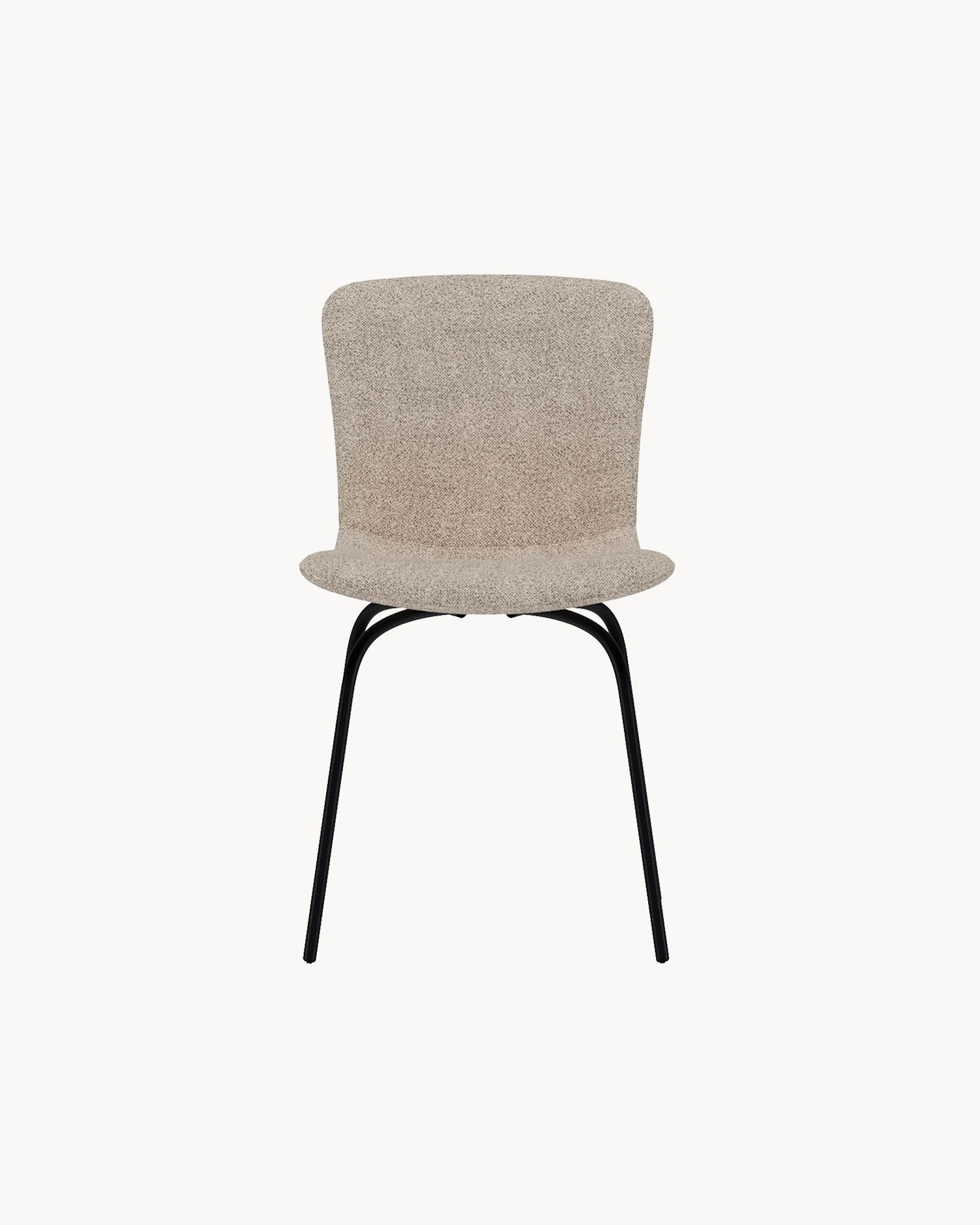 Set 2 sedie da pranzo in bouclè Linus