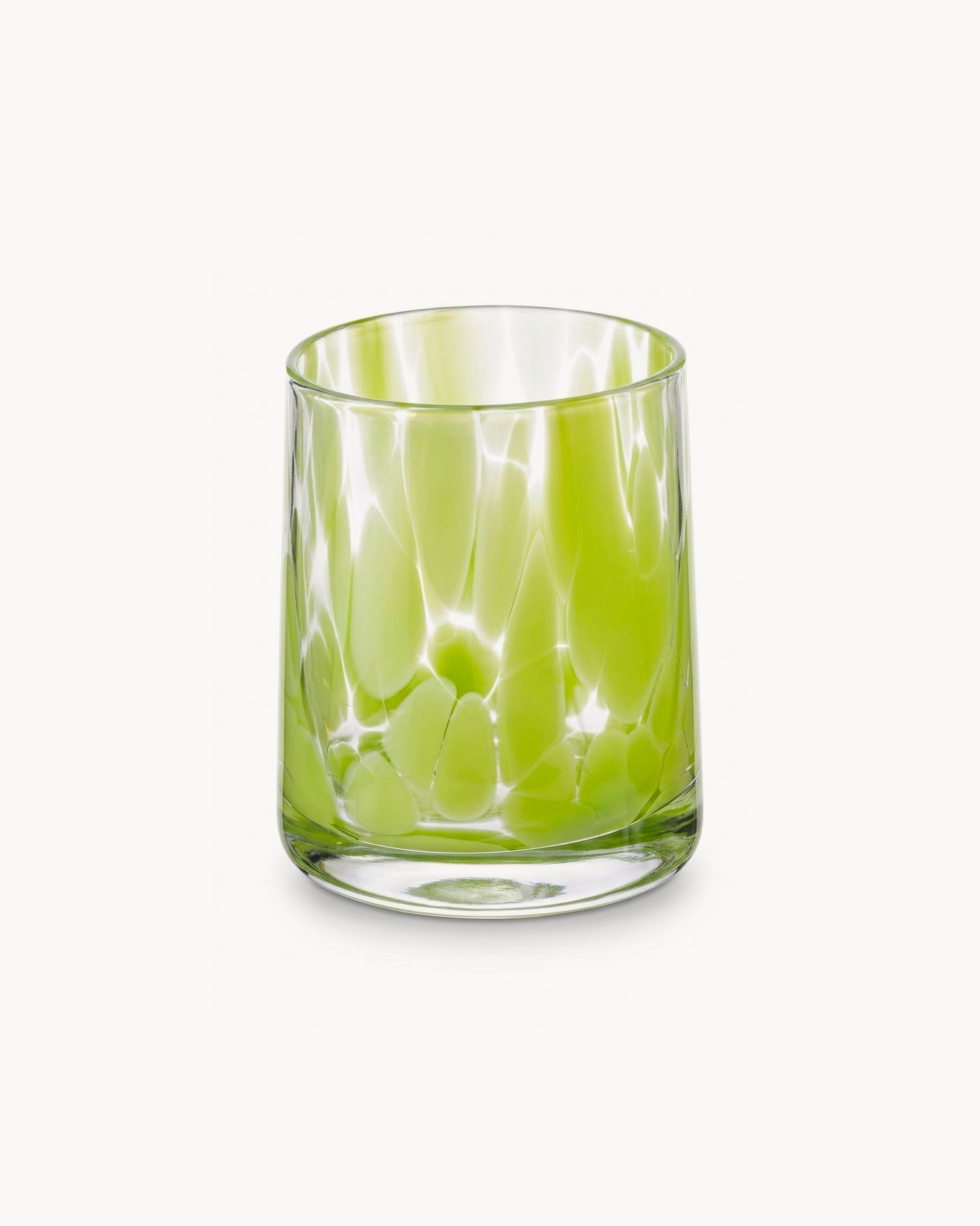 Set 6 bicchieri acqua in vetro decorato Thalia