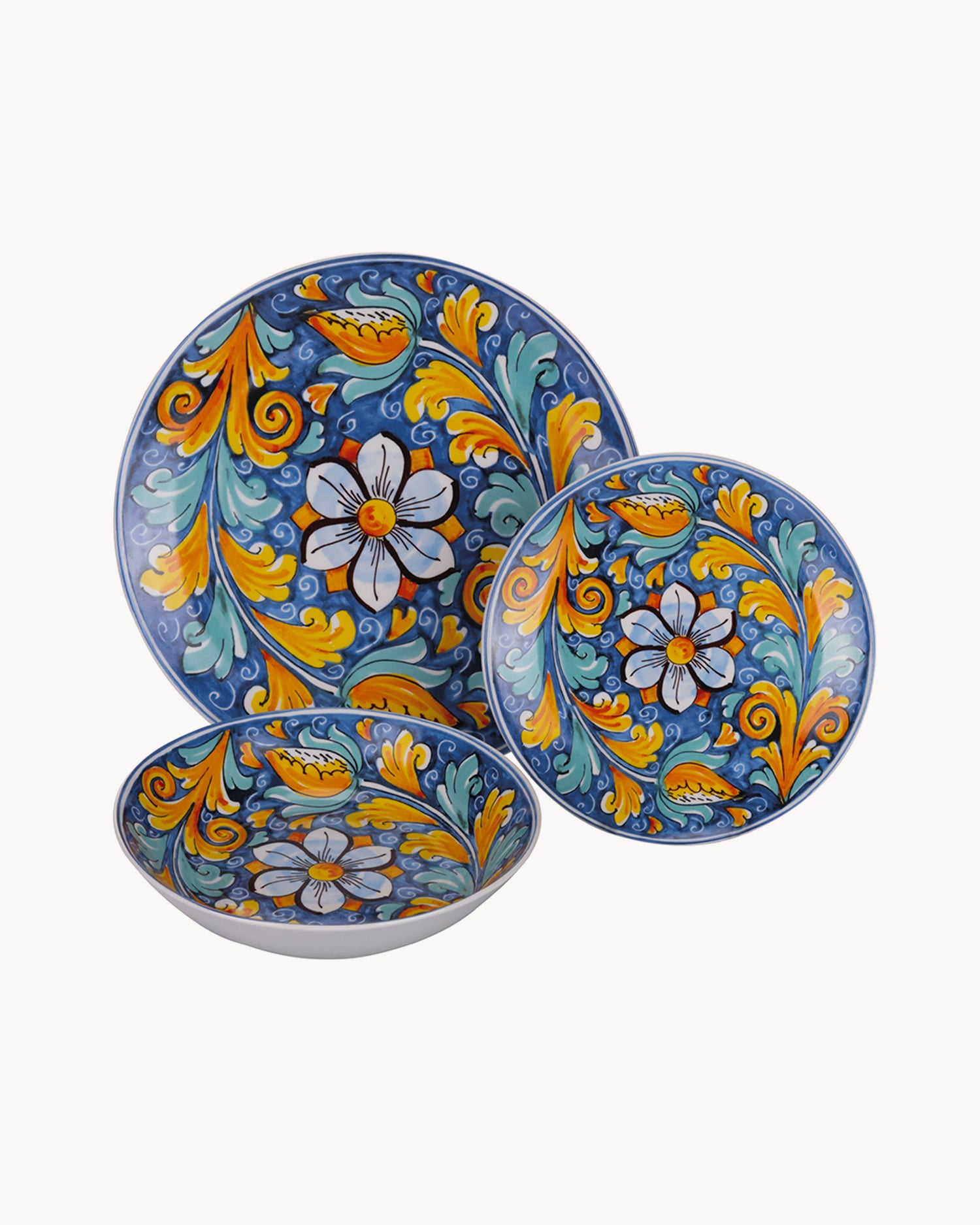 Servizio piatti in porcellana La Tradizione, 6 persone