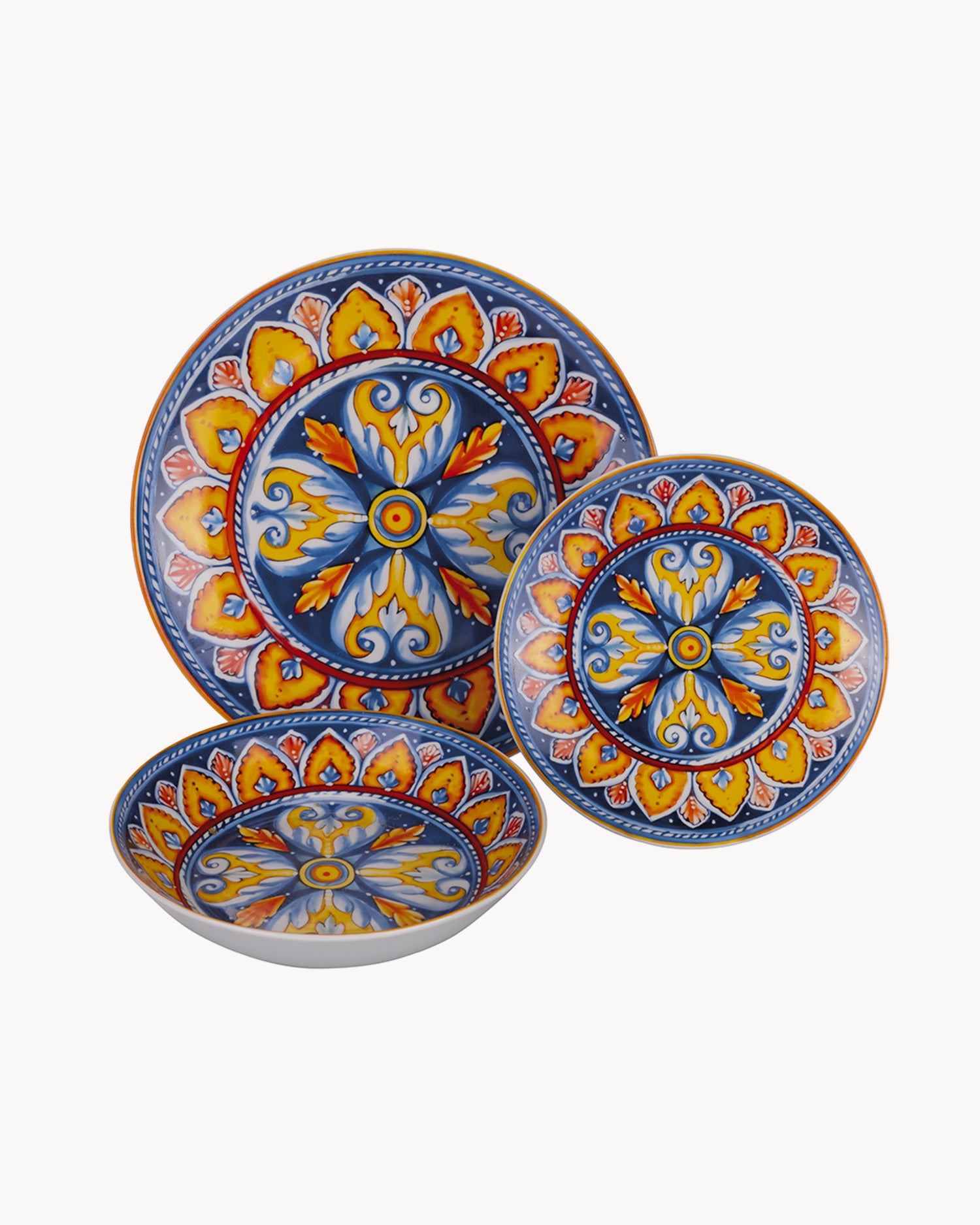 Servizio piatti in porcellana La Tradizione, 6 persone