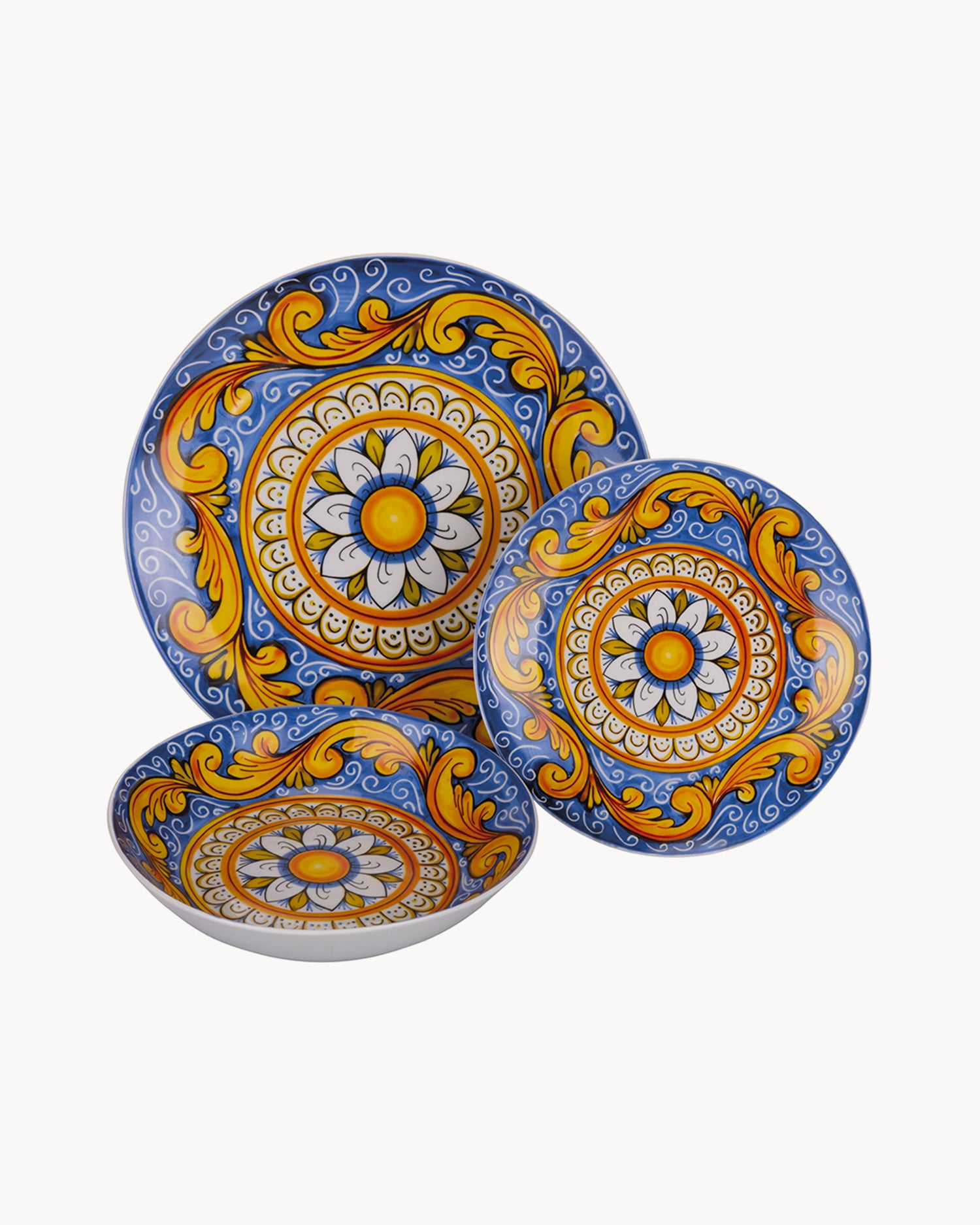 Servizio piatti in porcellana La Tradizione, 6 persone