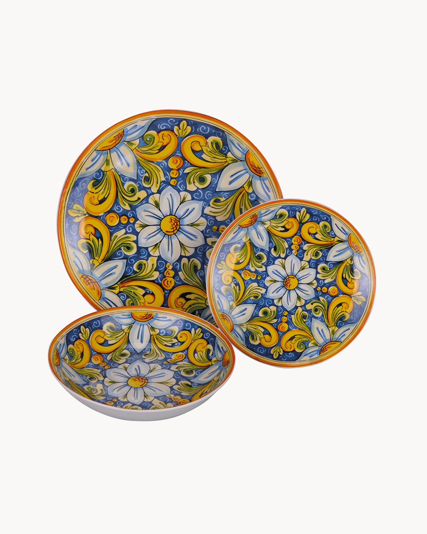 Servizio piatti in porcellana La Tradizione, 6 persone