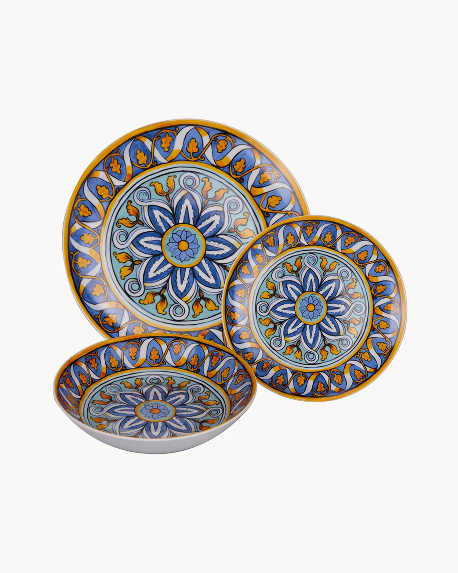 Servizio piatti in porcellana La Tradizione, 6 persone