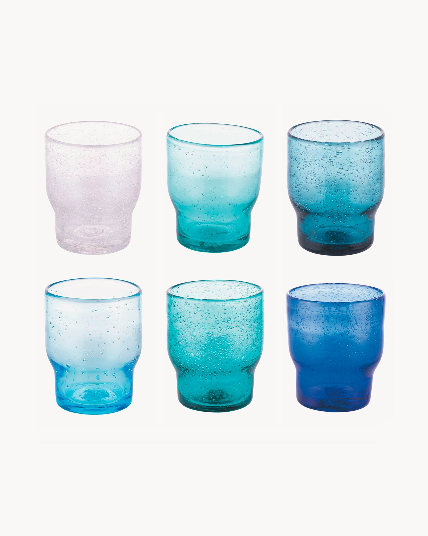 Bicchieri acqua in pasta di vetro Unico, Ocean