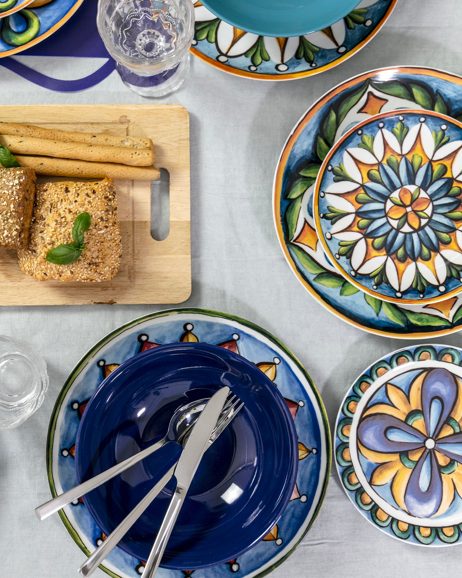 Set 24 posate in acciaio lucido Lexington