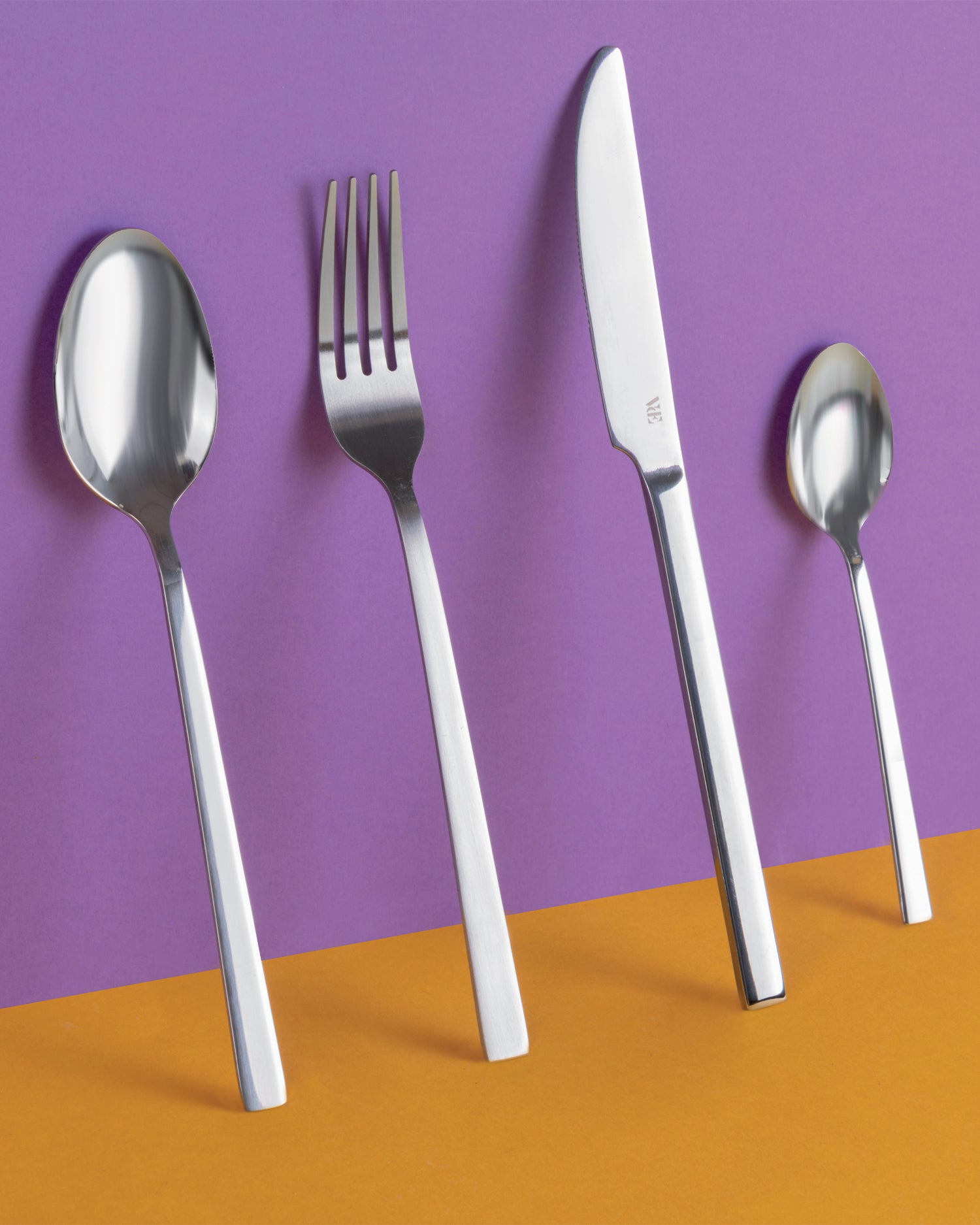 Set 24 posate in acciaio lucido Lexington