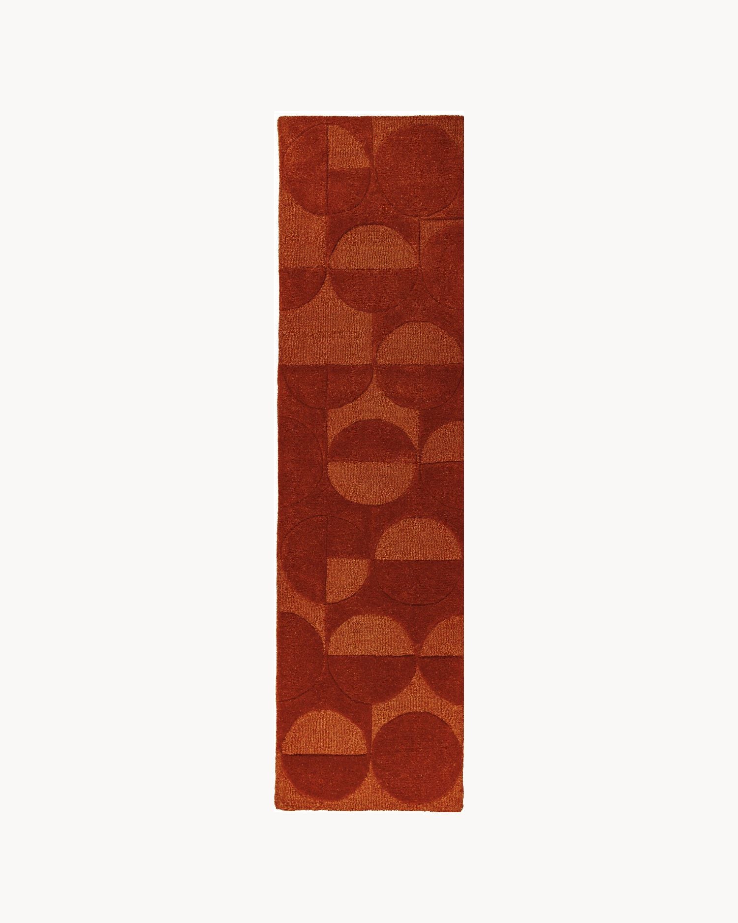 Runner geometrico in lana Gigi
