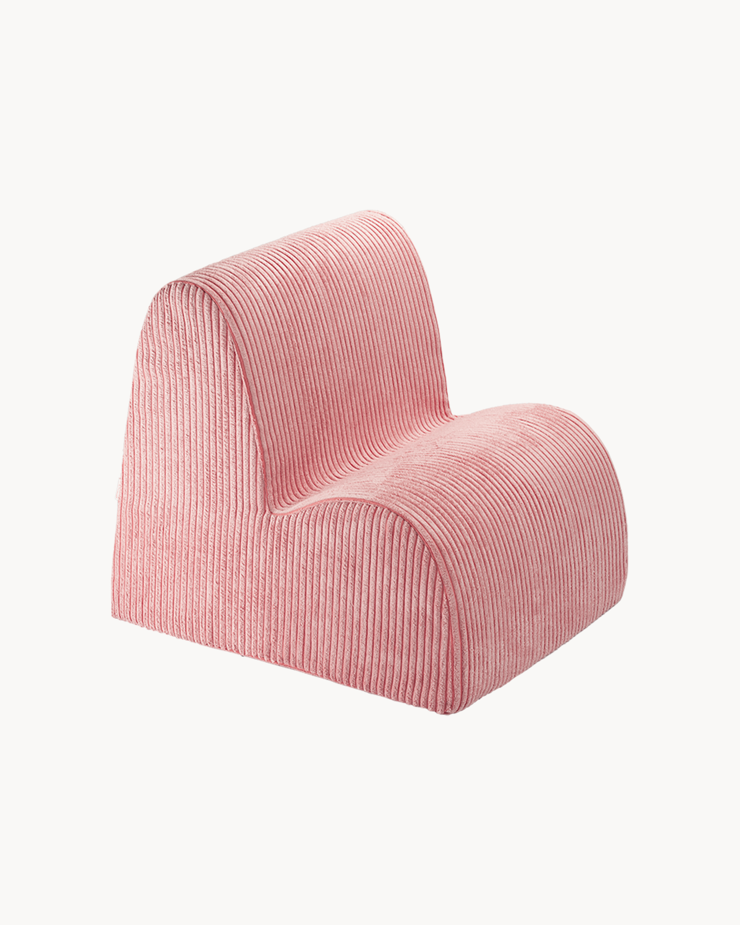 Sedia per bambini in velluto Cloud, rosa