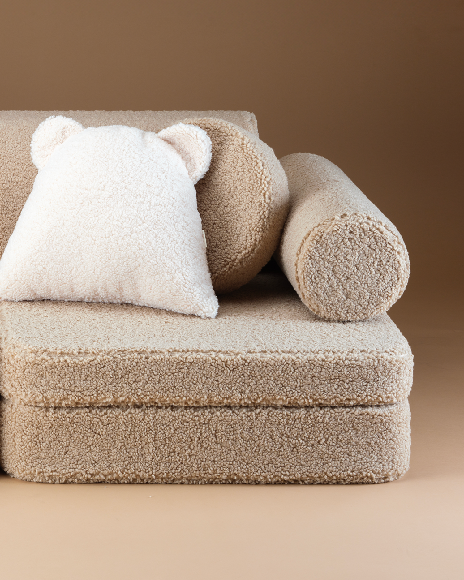 Divano modulare per bambini in teddy