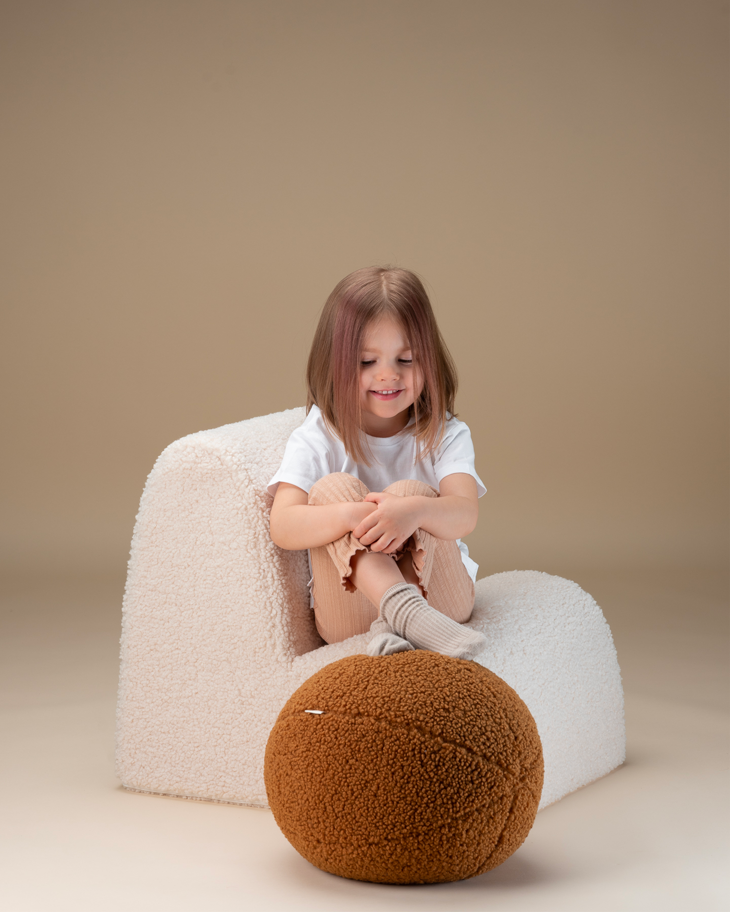 Cuscino in teddy Ball