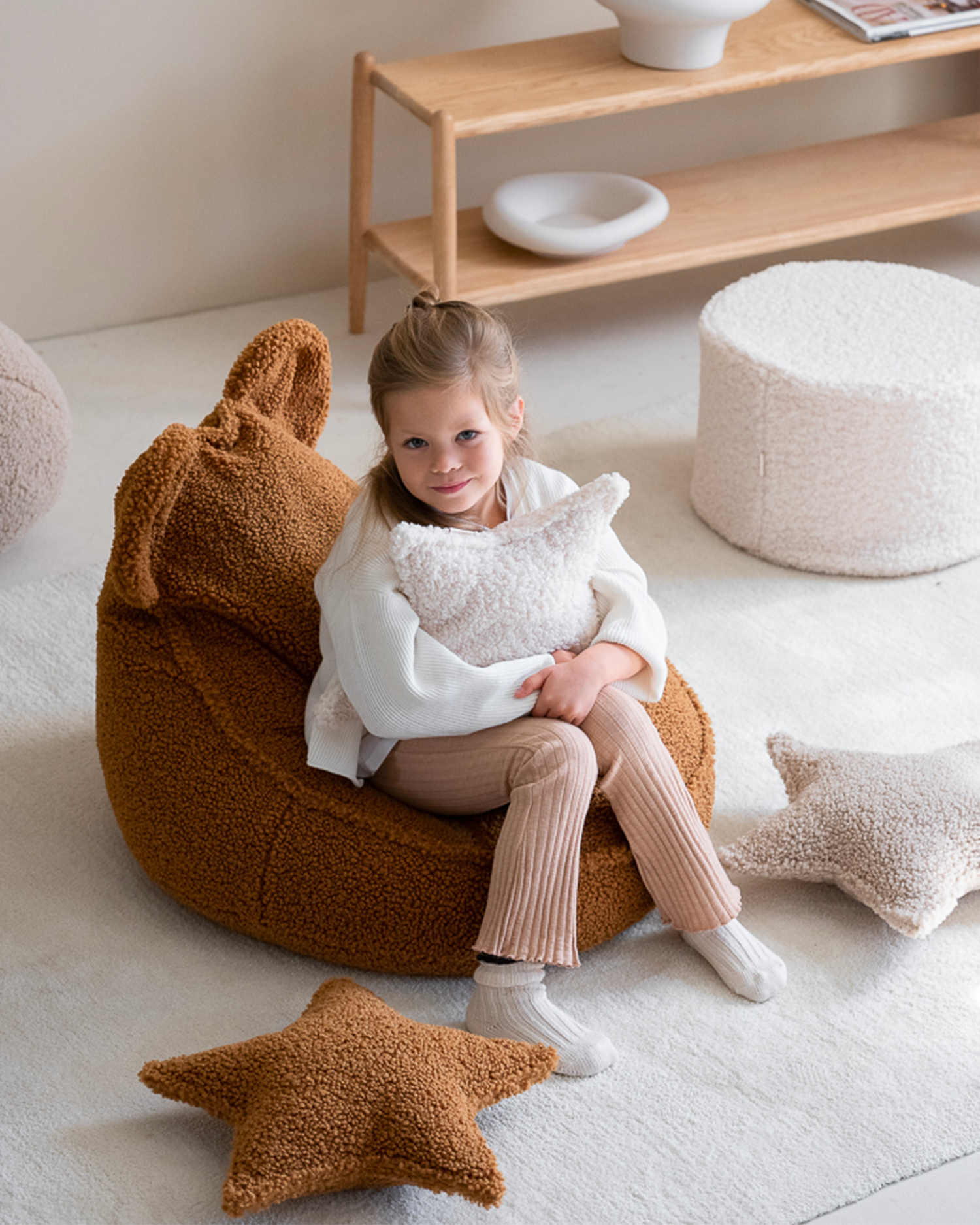 Cuscino in teddy Star