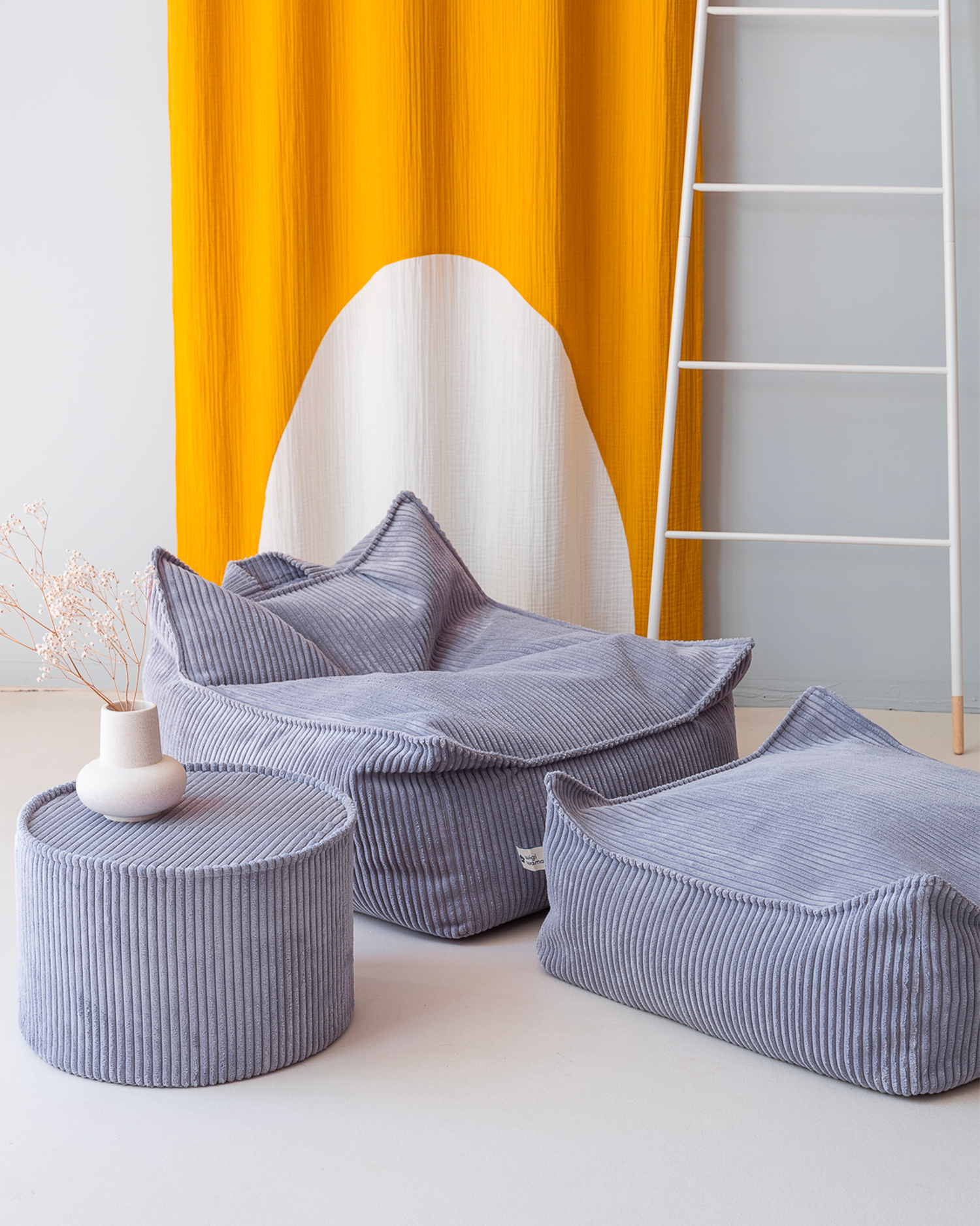 Pouf per bambini in velluto a coste Beanbag