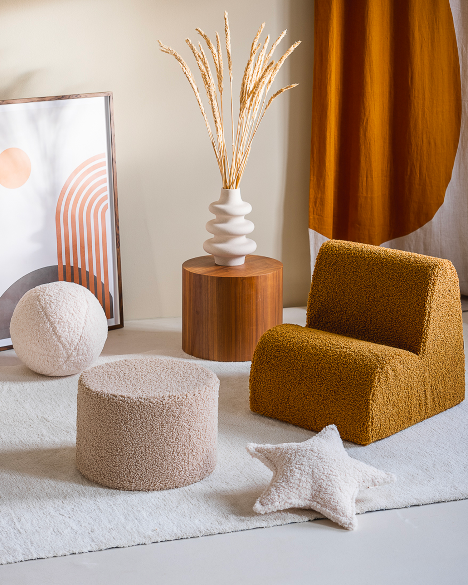 Sedia per bambini in teddy Cloud