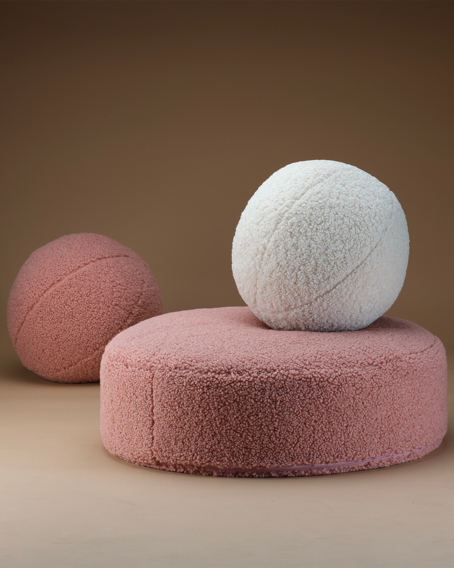 Cuscino in teddy Ball