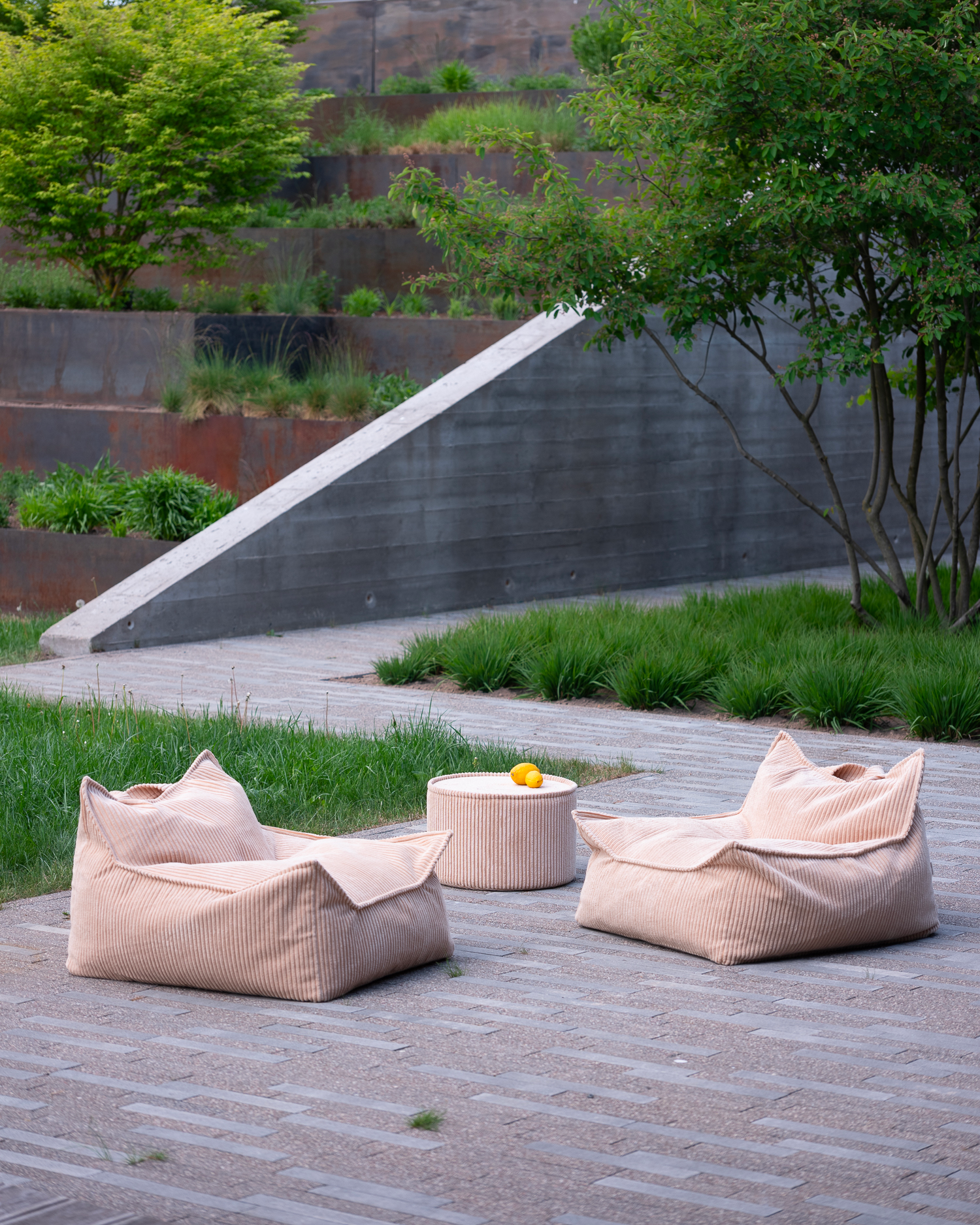 Pouf per bambini in velluto a coste Beanbag