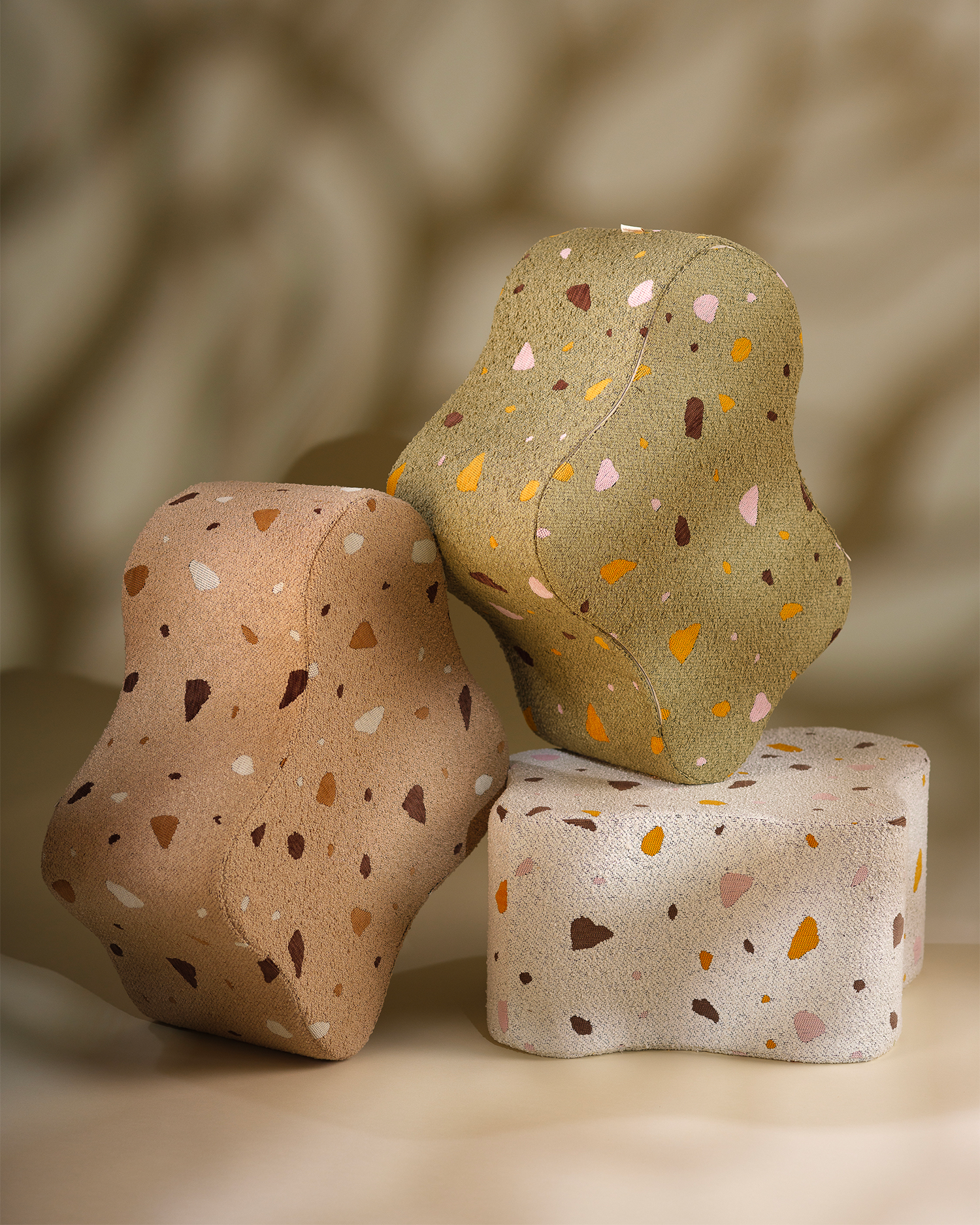 Pouf per bambini Cloud Terrazzo
