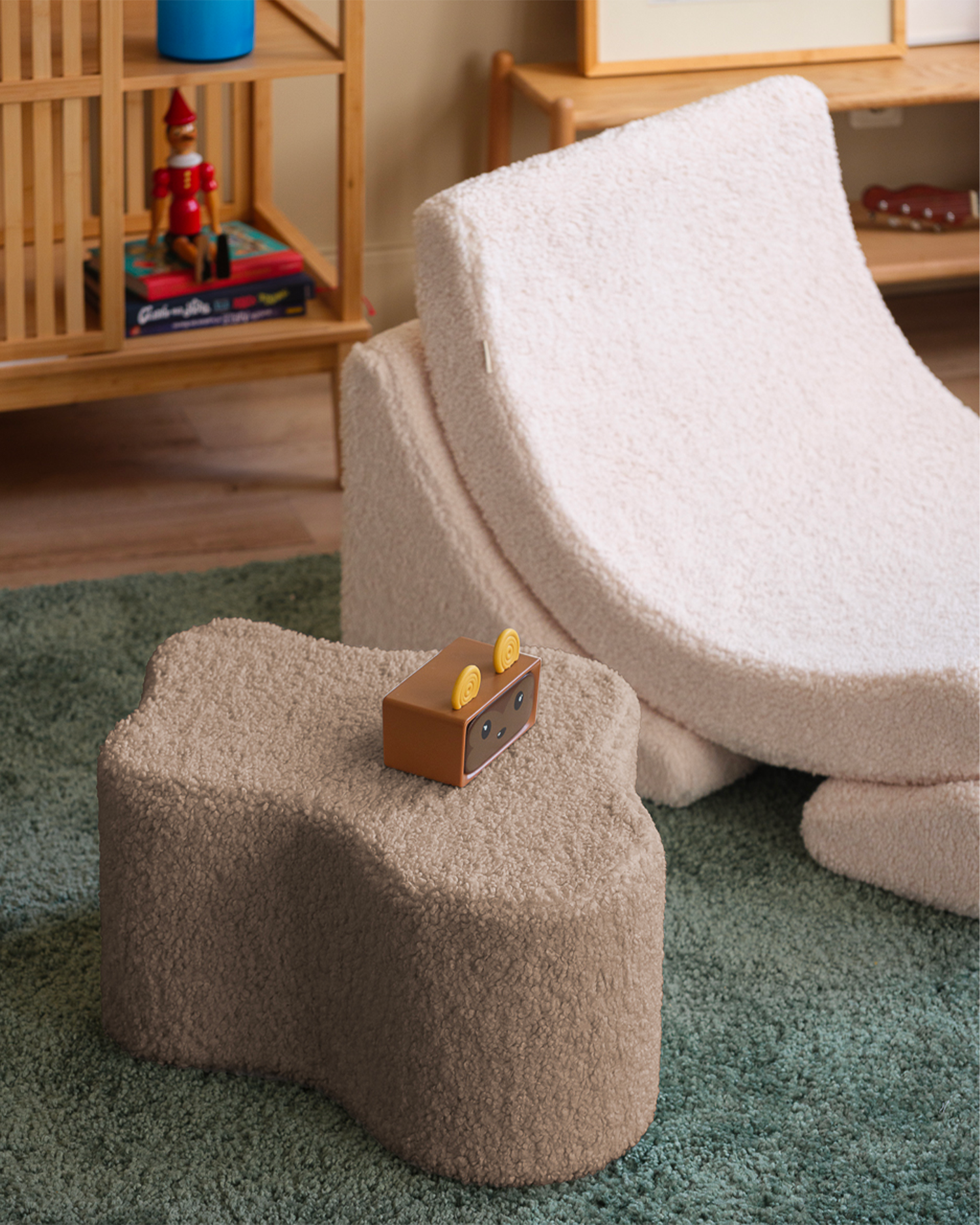 Pouf per bambini in teddy Cloud