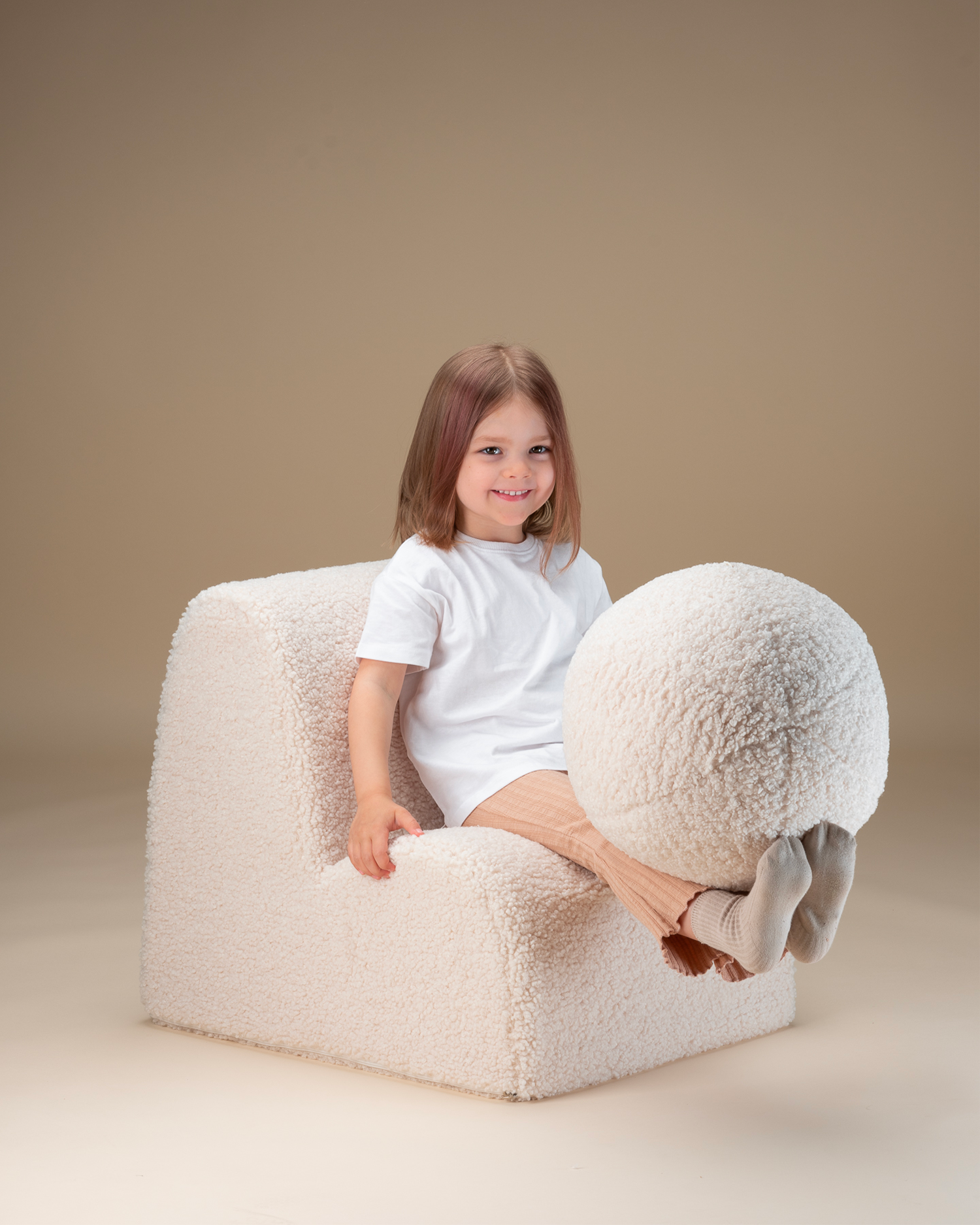 Sedia per bambini in teddy Cloud